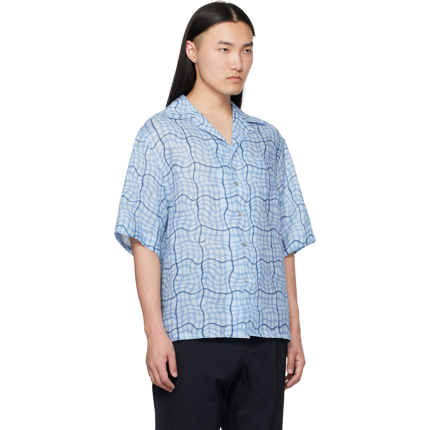  Marni Blue Checked Shirt 