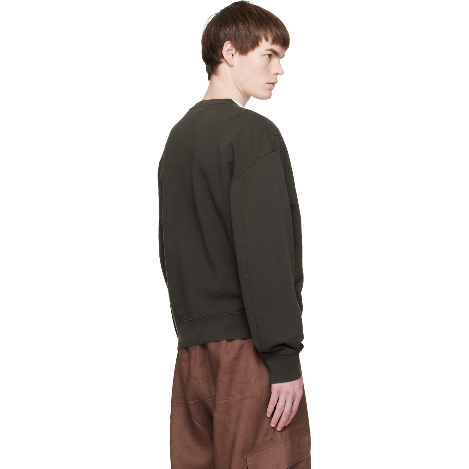  Marni Brown Cotton Marni Patches Sweatshirt 