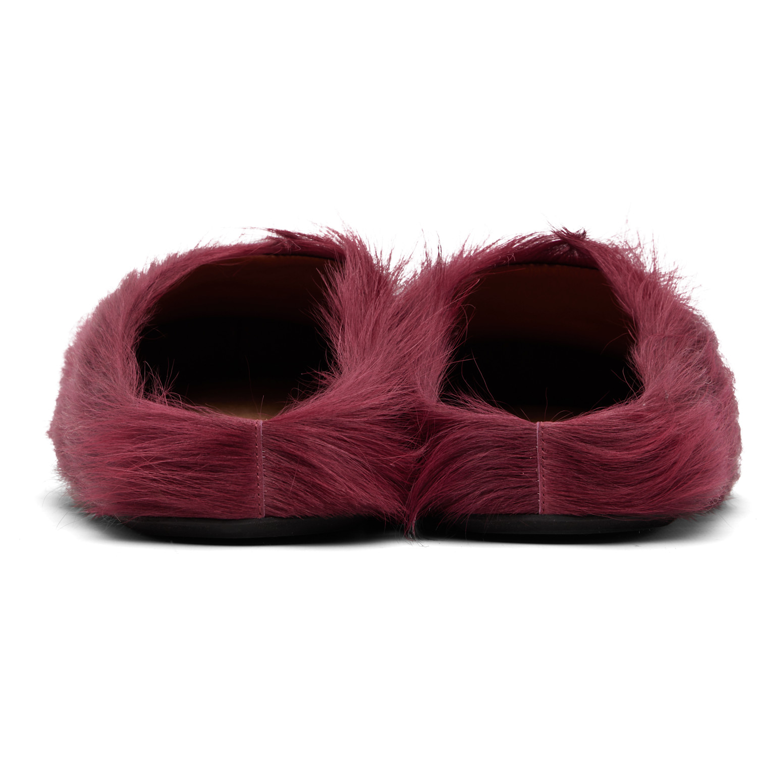  Marni Red Fussbett Sabot Slip-on Loafers 