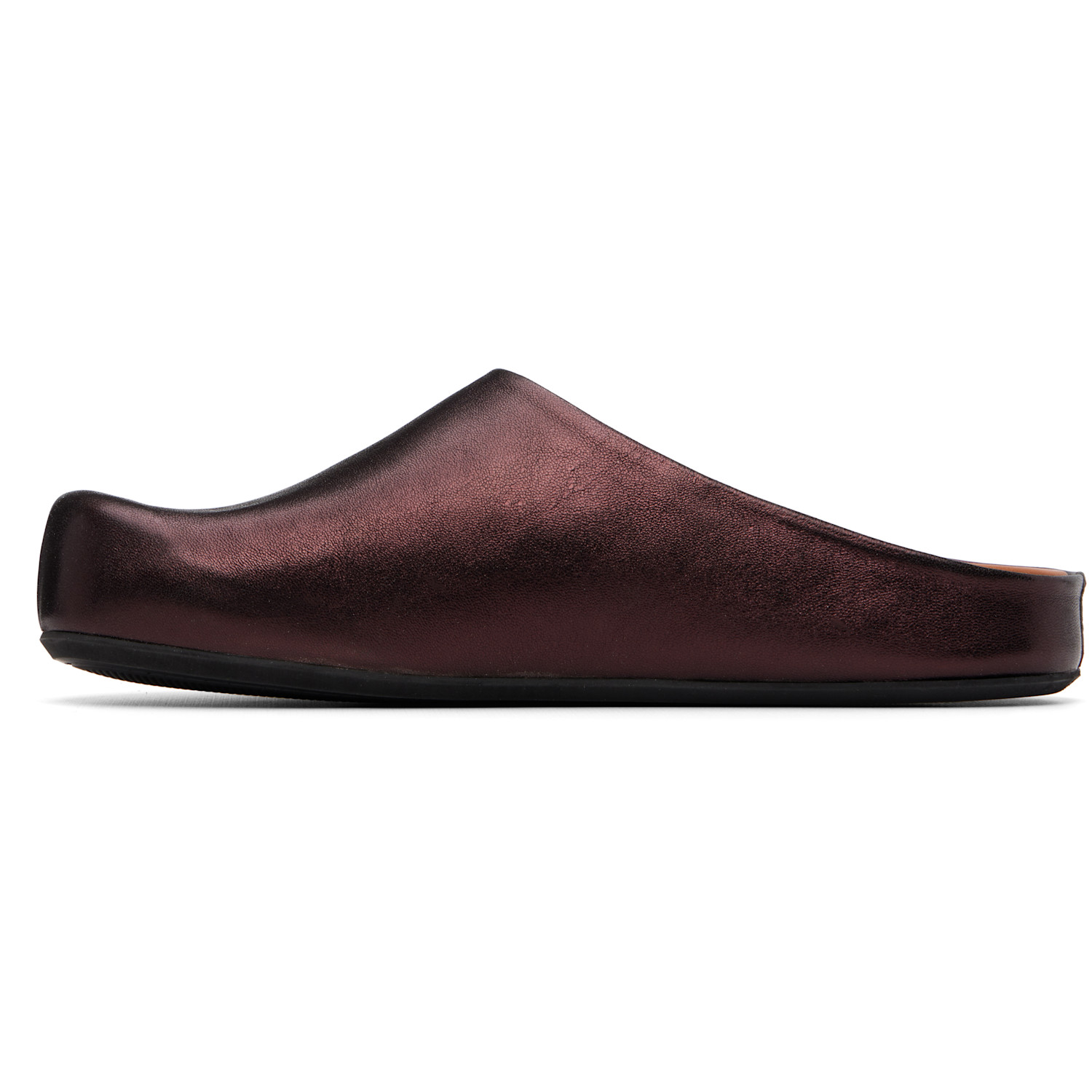  Marni Brown Fussbett Sabot Slip-on Loafers 
