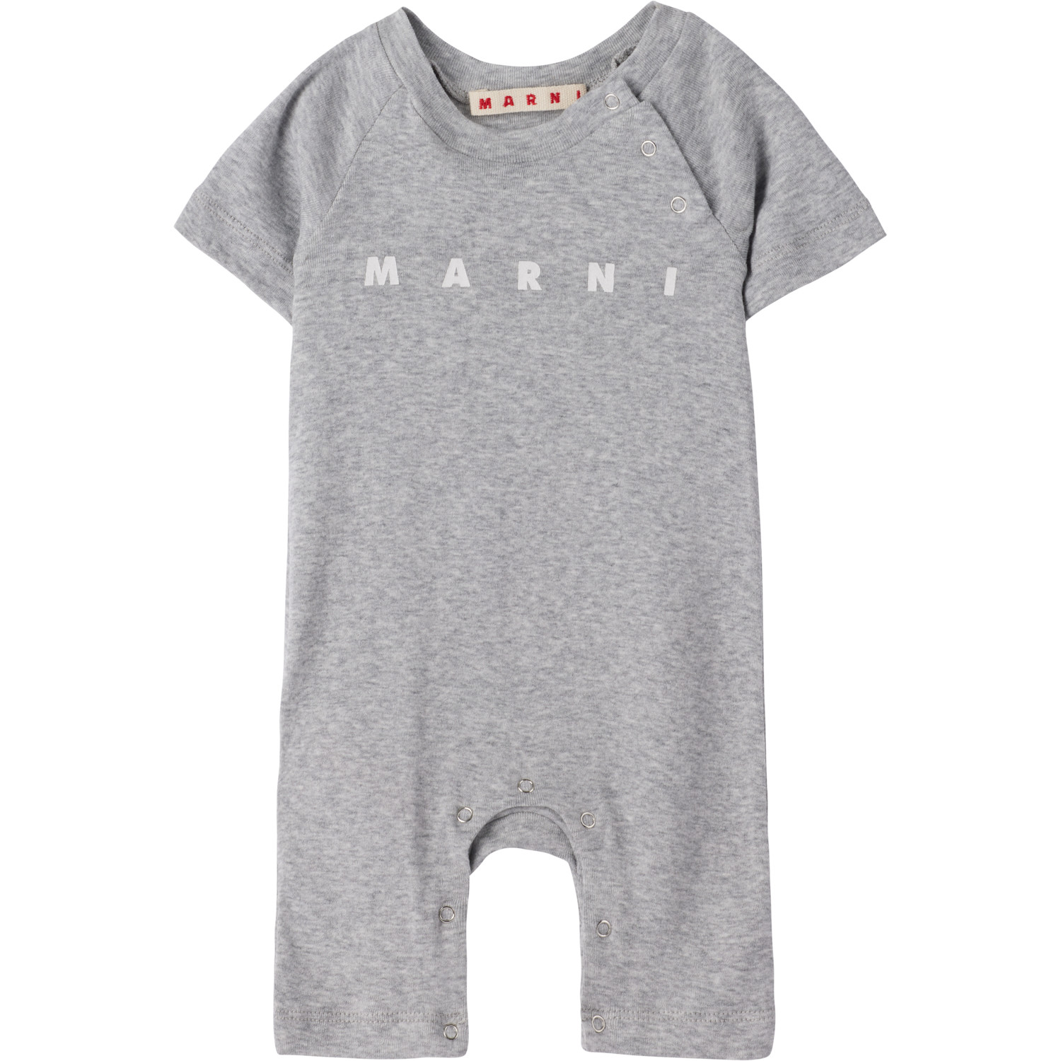  Marni Baby Gray Cotton Bodysuit Set 