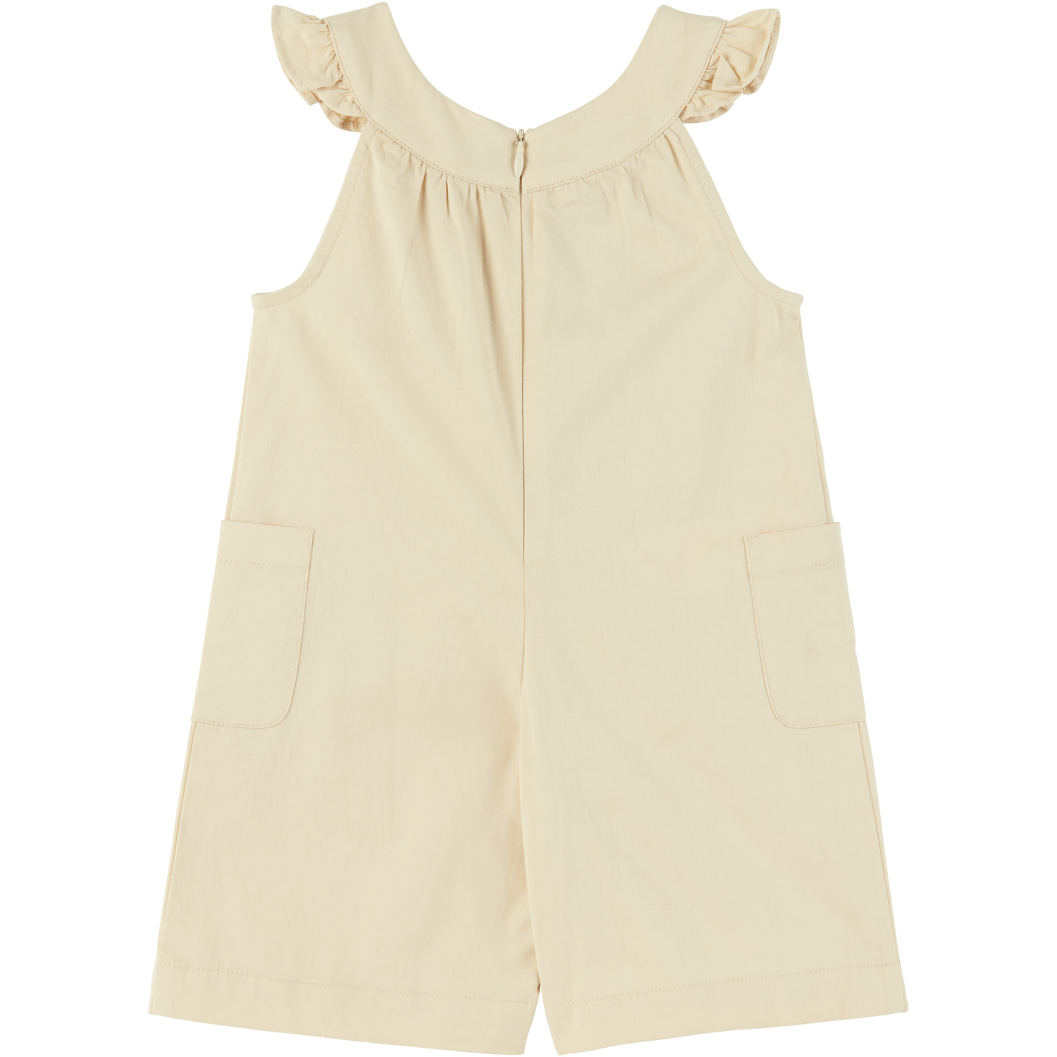  Marni Baby Beige Ruffle Jumpsuit 