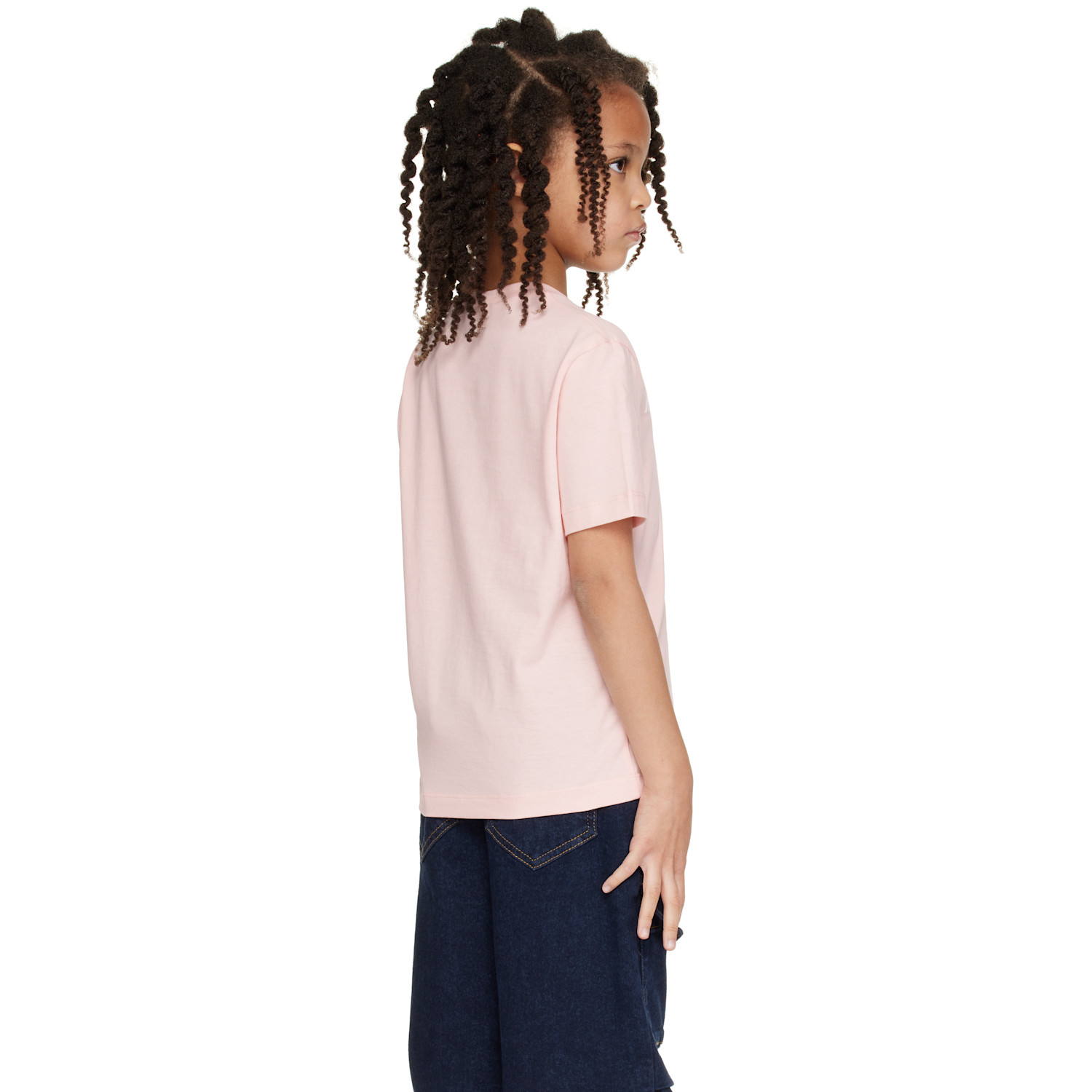 Marni Kids Pink Cotton Logo T-shirt 