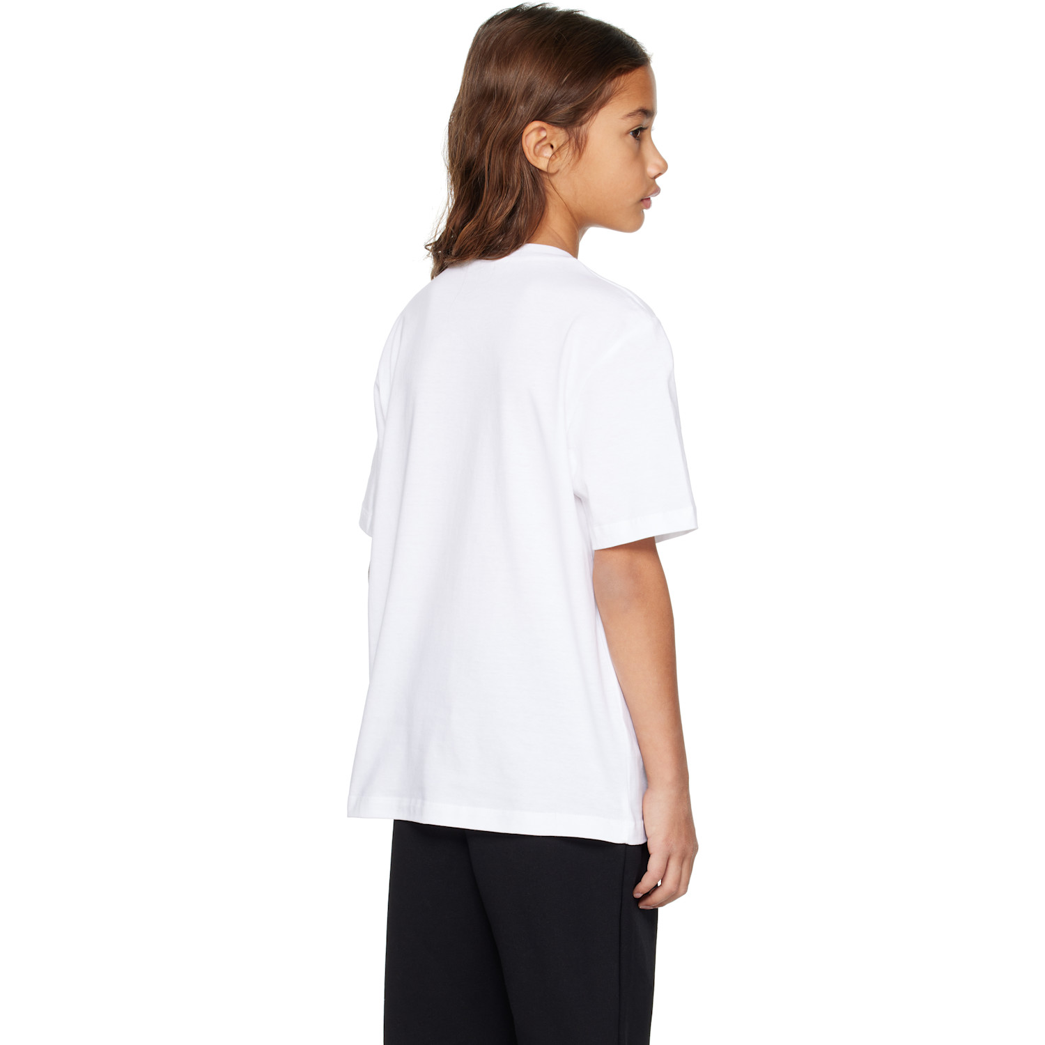  Marni Kids White Cotton Logo T-shirt 