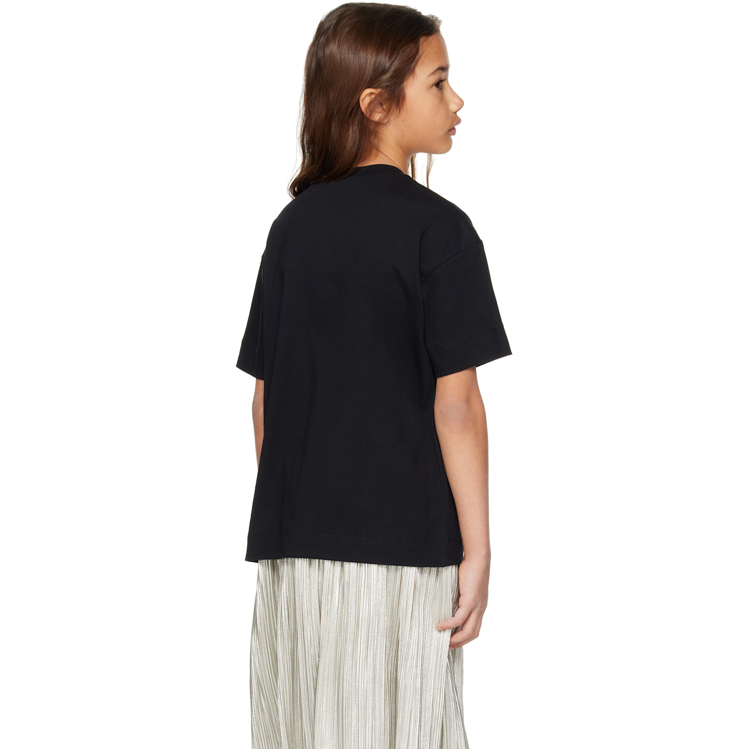  Marni Kids Black Patch Pocket T-shirt 