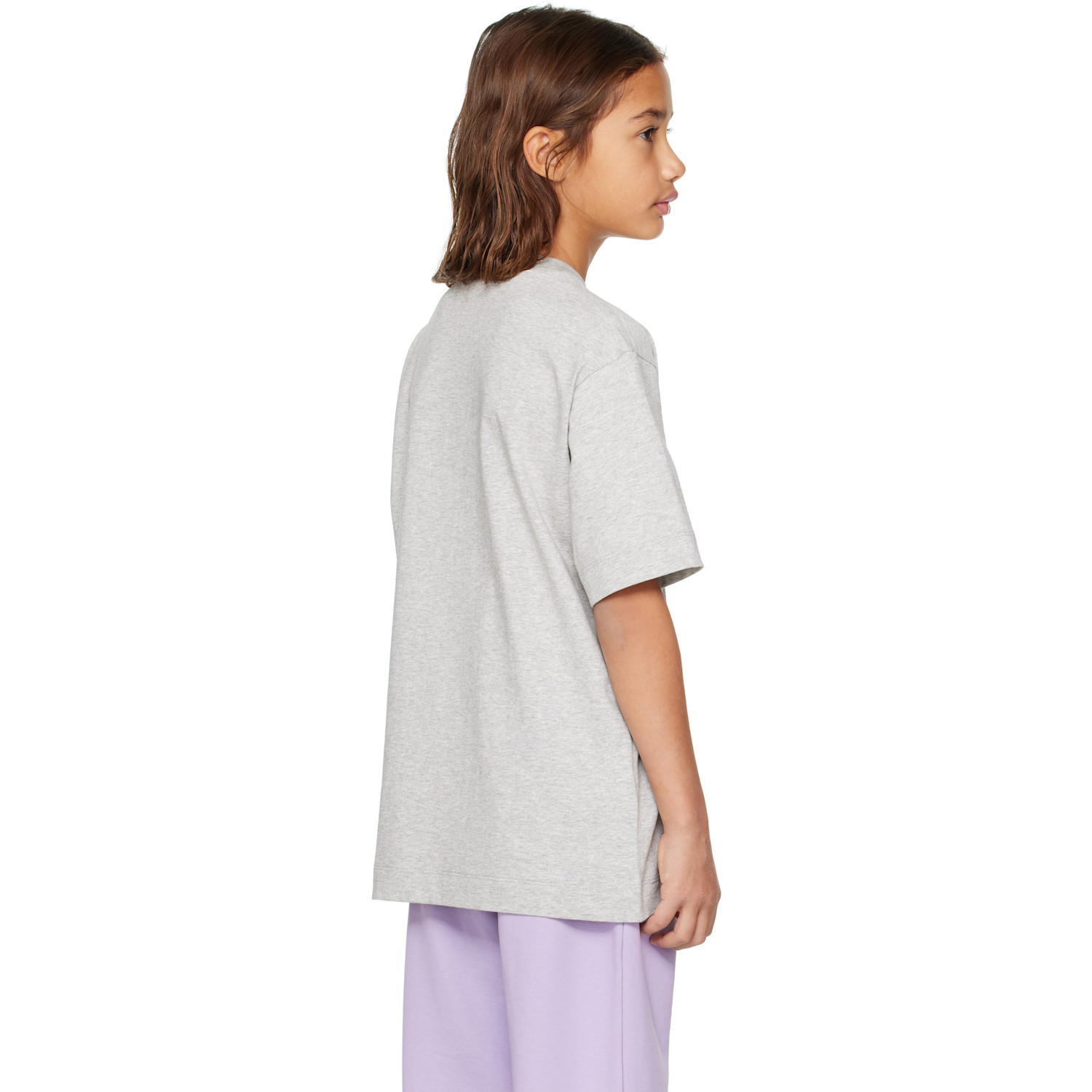  Marni Kids Gray Cotton Logo T-shirt 