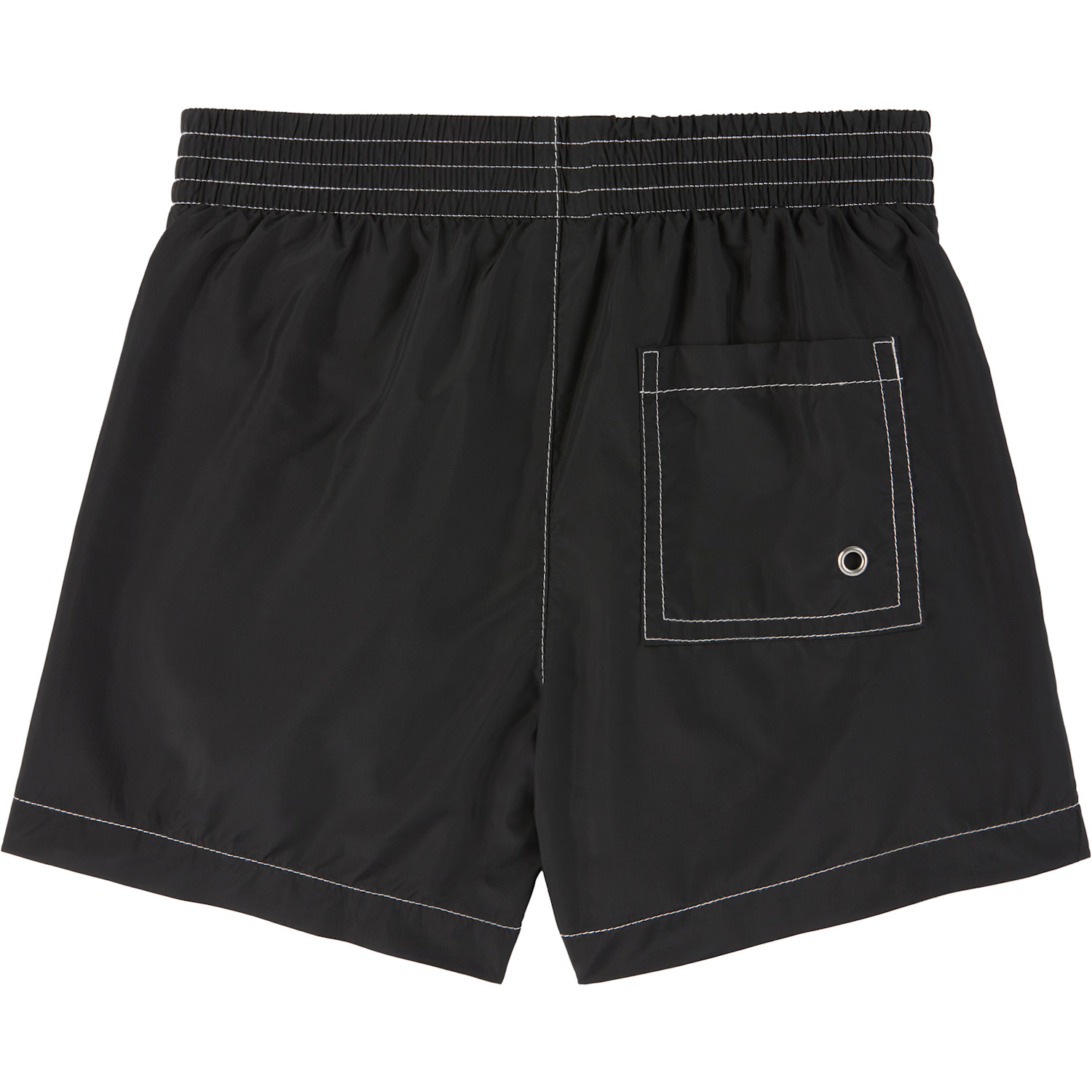  Marni Kids Black Logo Swim Shorts 