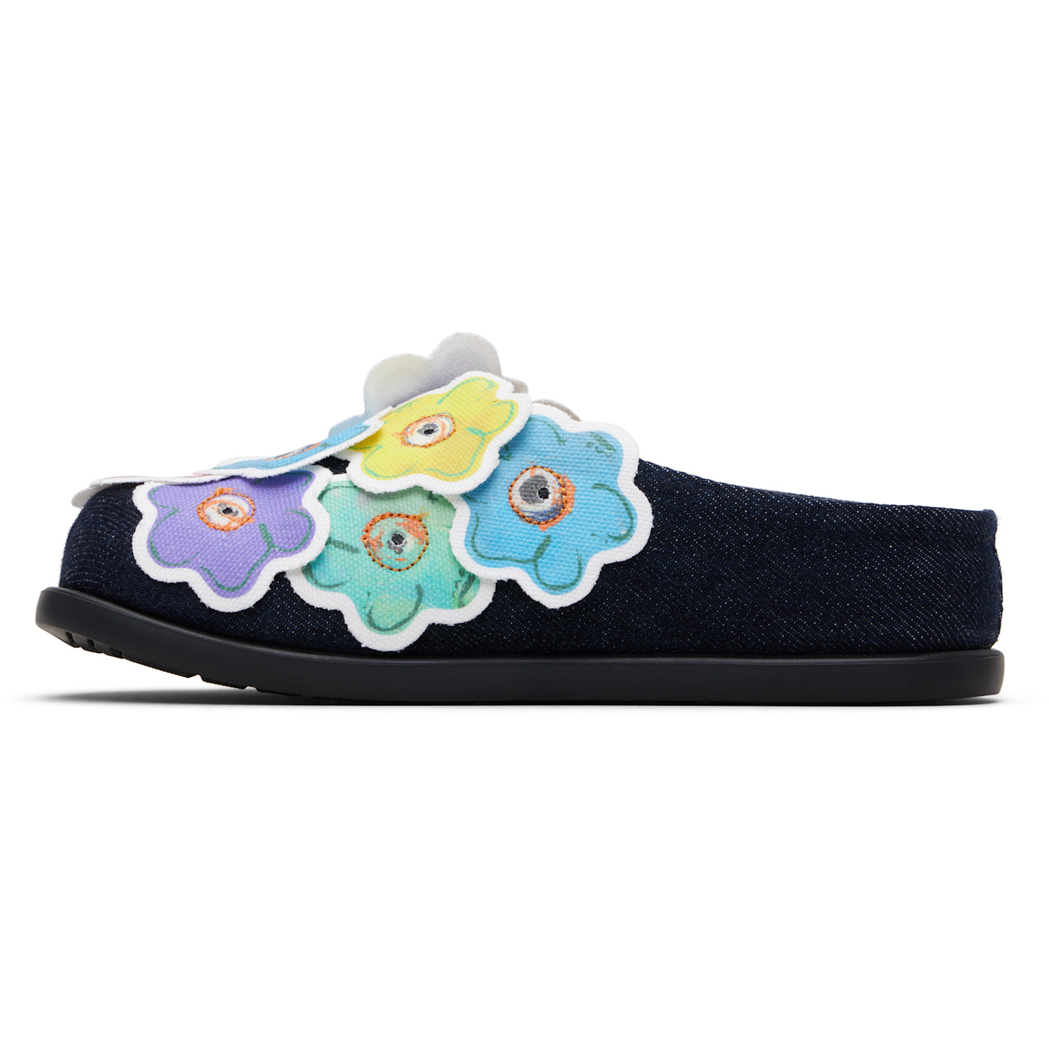  Marni Kids Navy Fussbett Slip-on Loafers 