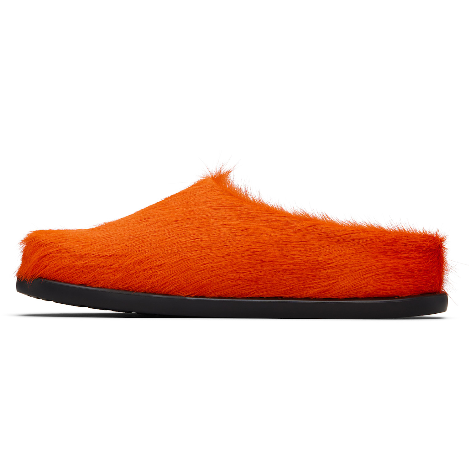  Marni Kids Orange Fussbett Slip-on Loafers 