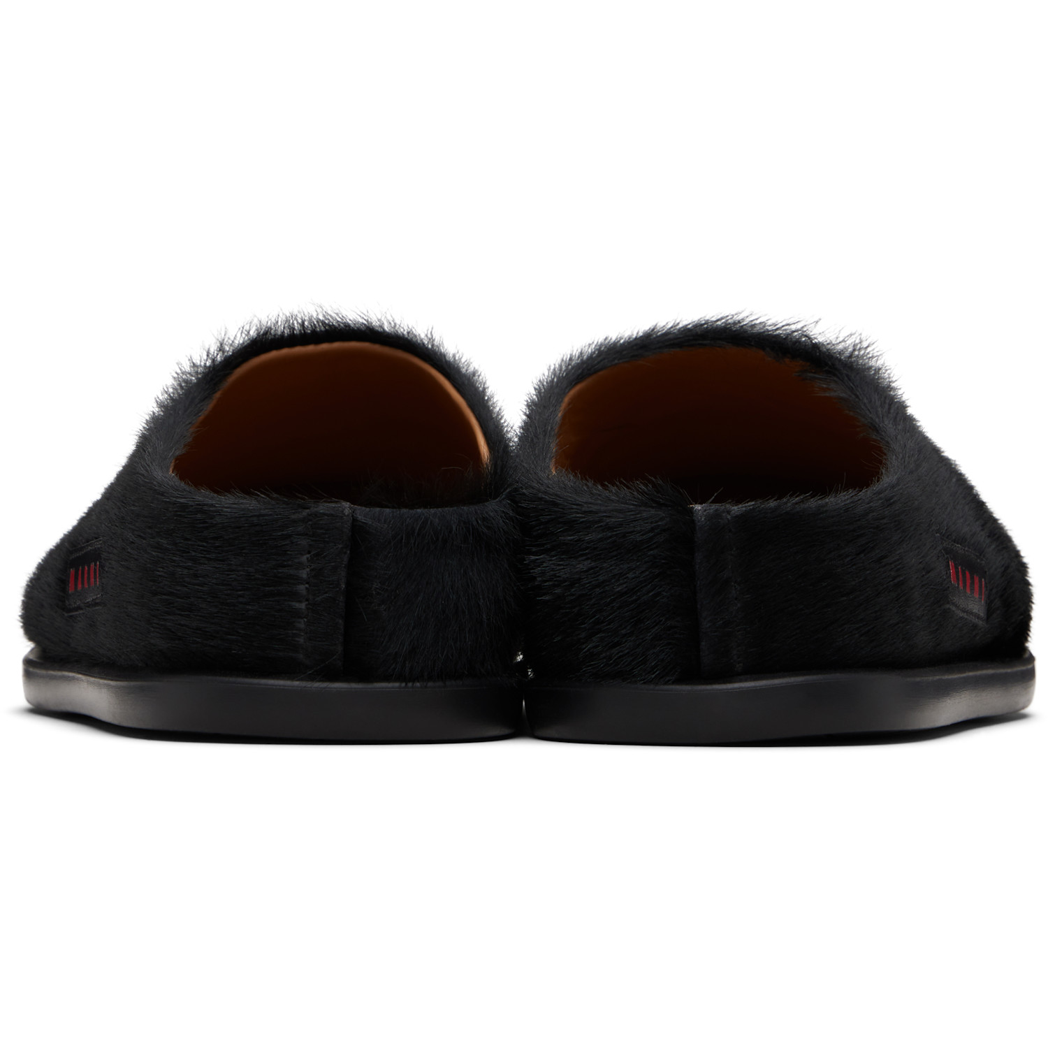  Marni Kids Black Fussbett Slip-on Loafers 