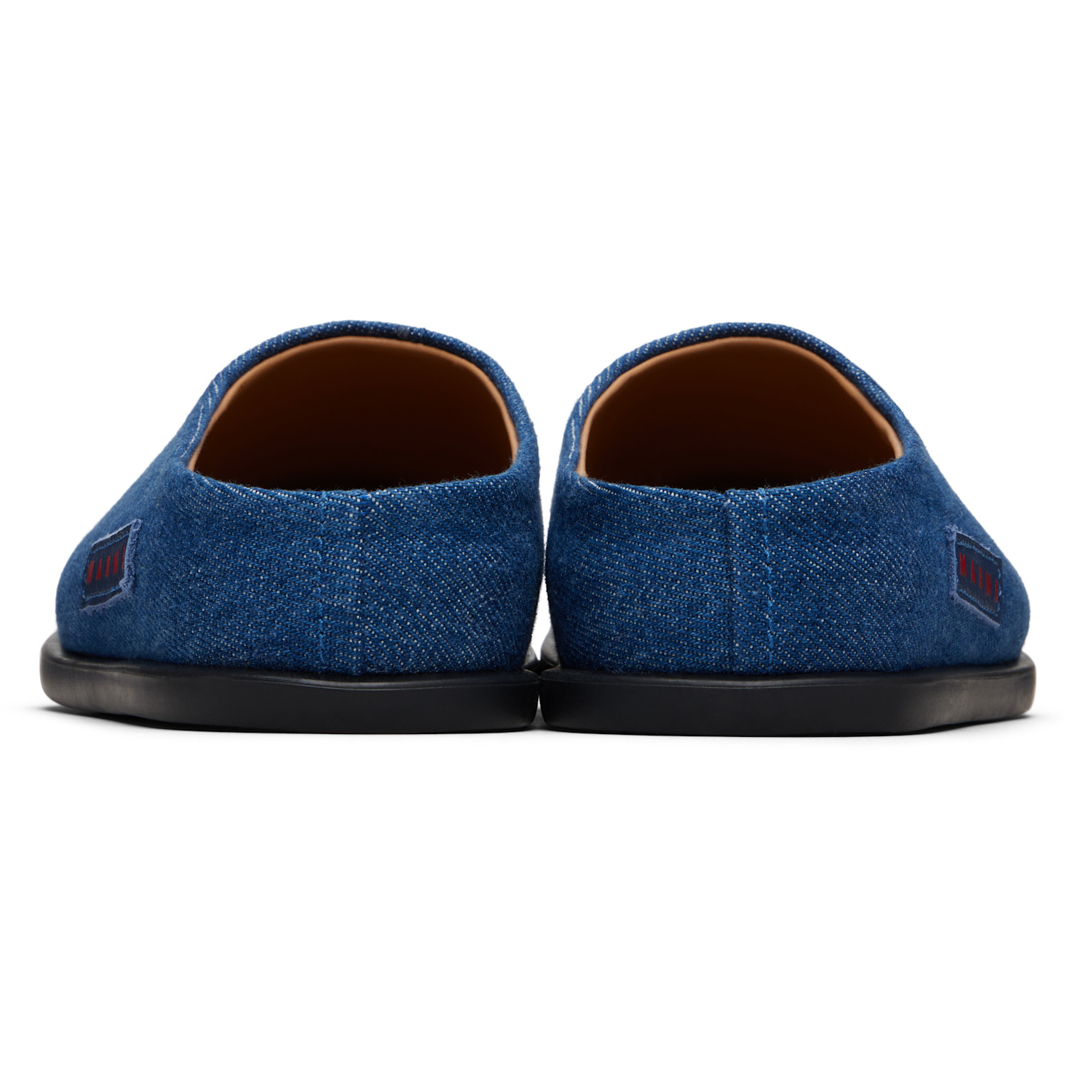  Marni Ssense Exclusive Kids Blue Fussbett Slip-on Loafers 