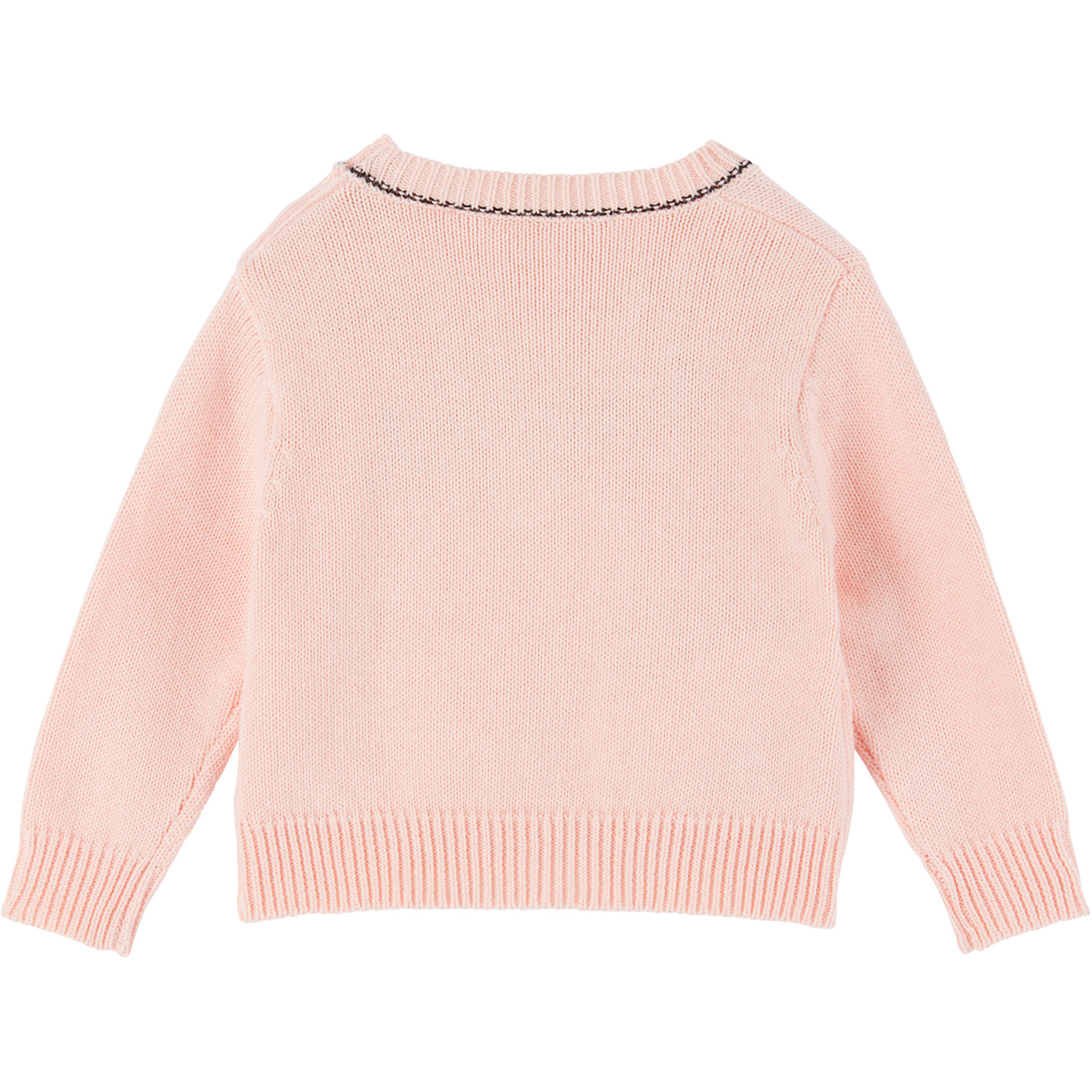  Marni Baby Pink Embroidered Logo Sweater 