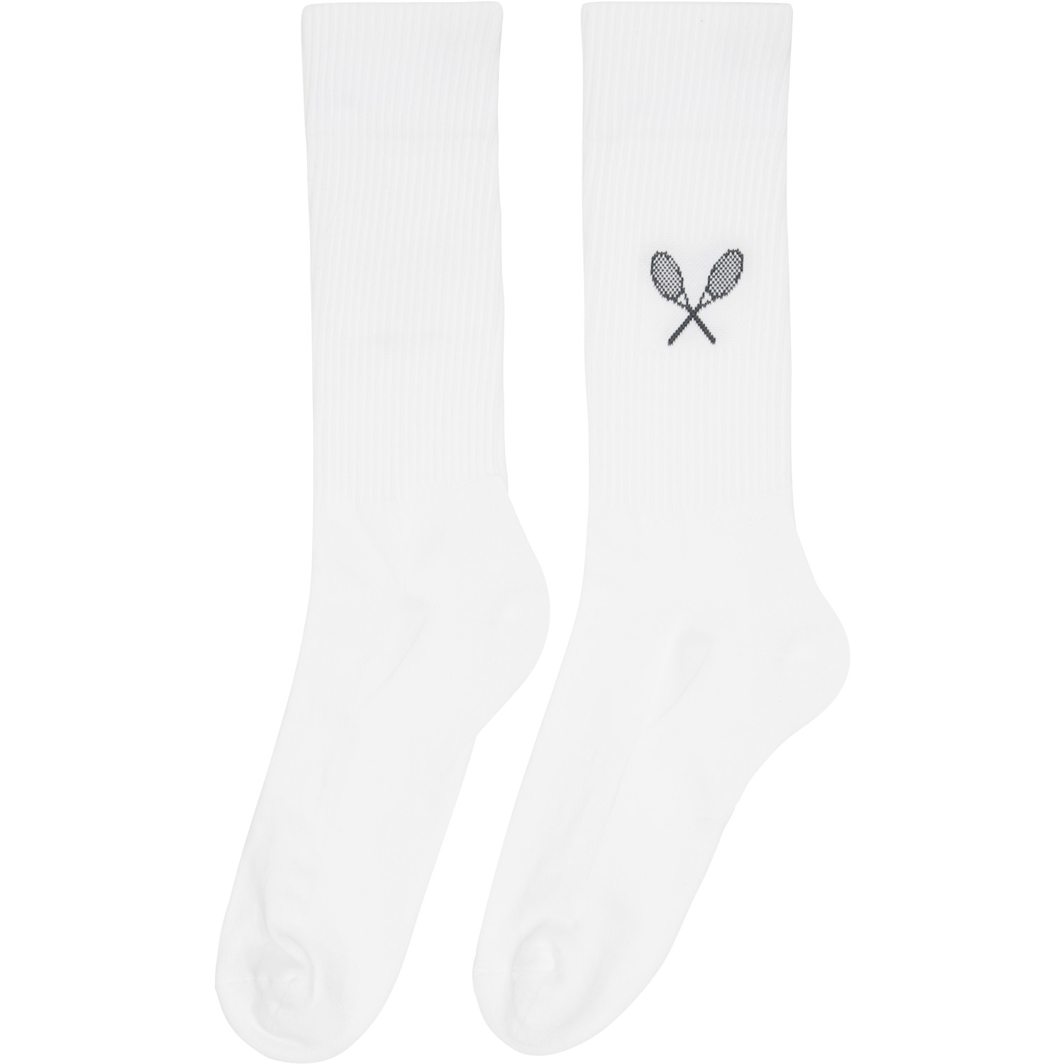  Thom Browne White Tennis Racquet Athletic Socks 