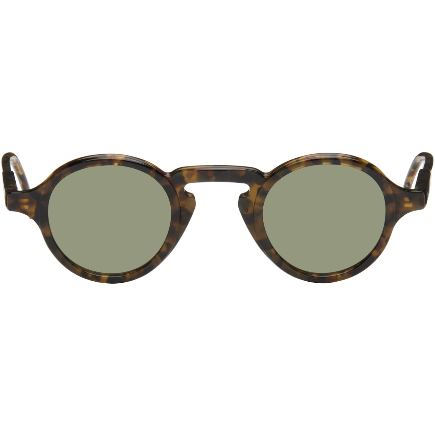 Thom Browne Brown Round Sunglasses