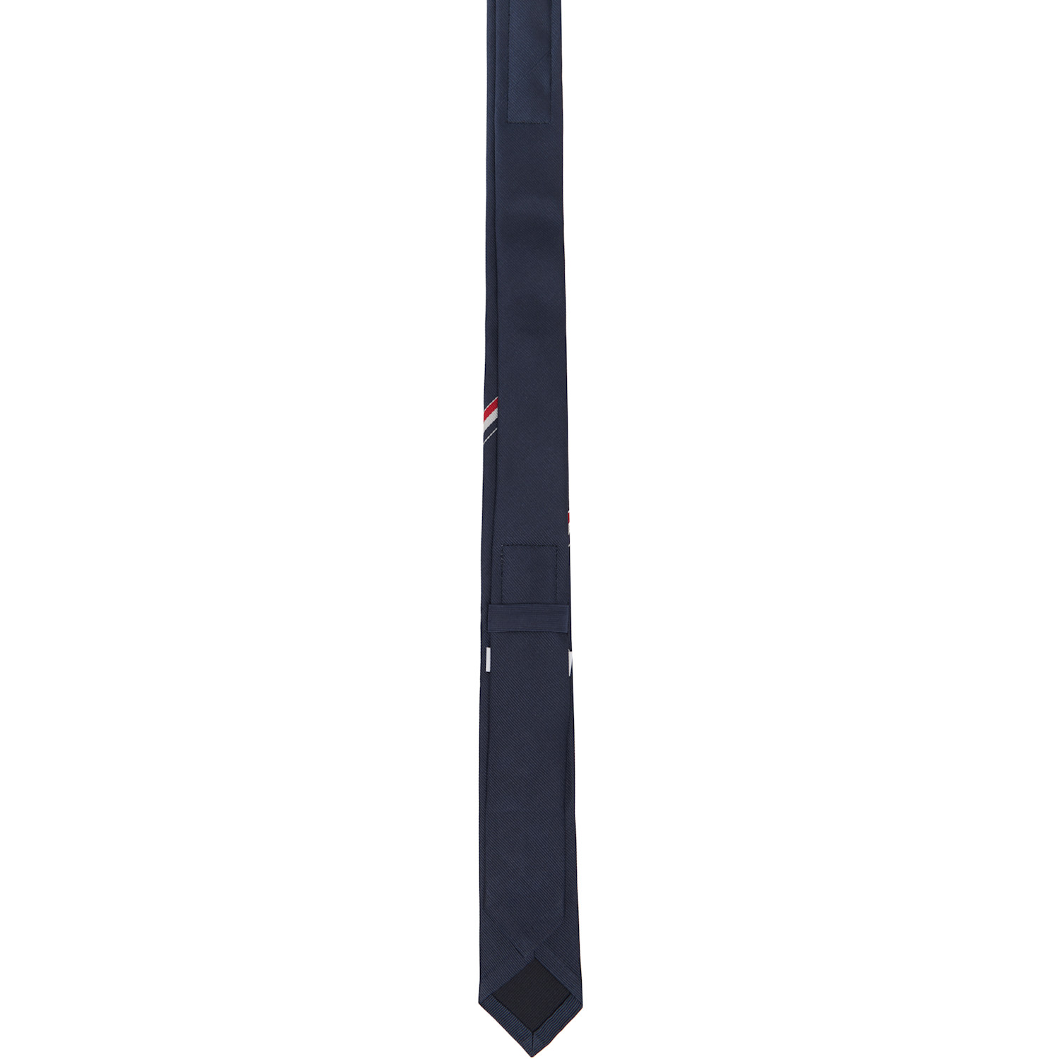  Thom Browne Navy Jacquard Tennis Icon Classic Tie 