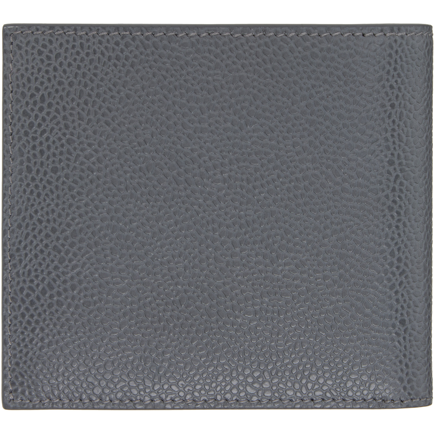  Thom Browne Gray Rwb Stripe Billfold Wallet 