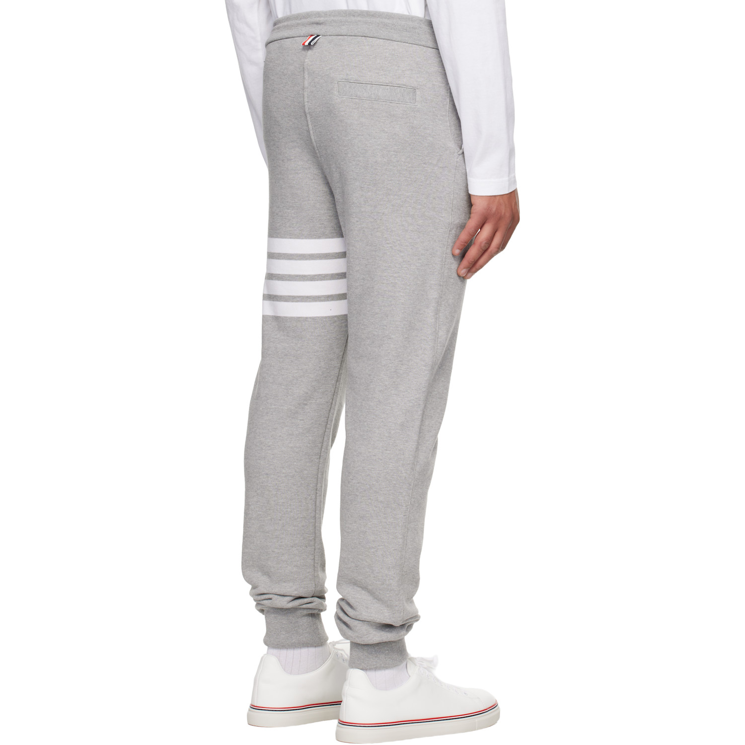  Thom Browne Gray Classic Loopback 4-bar Sweatpants 