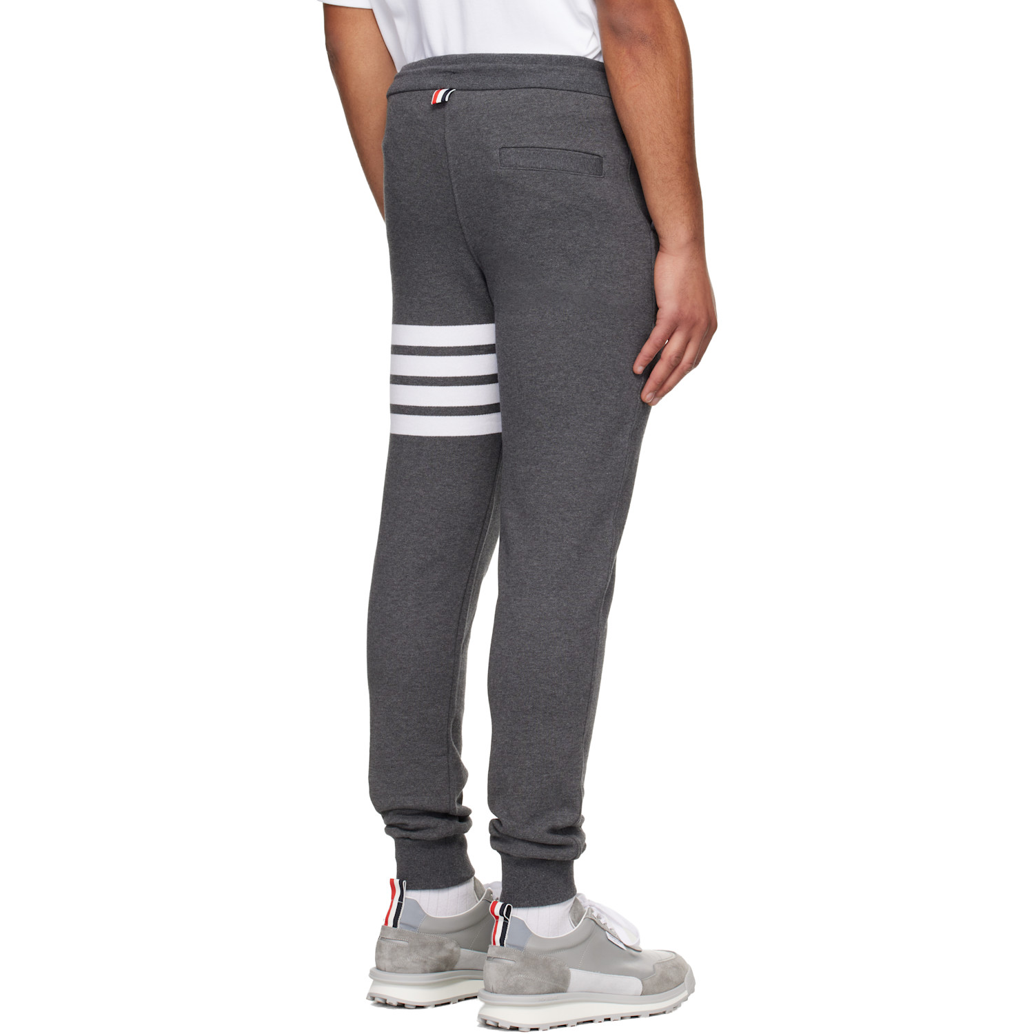  Thom Browne Gray Classic Loopback 4-bar Sweatpants 