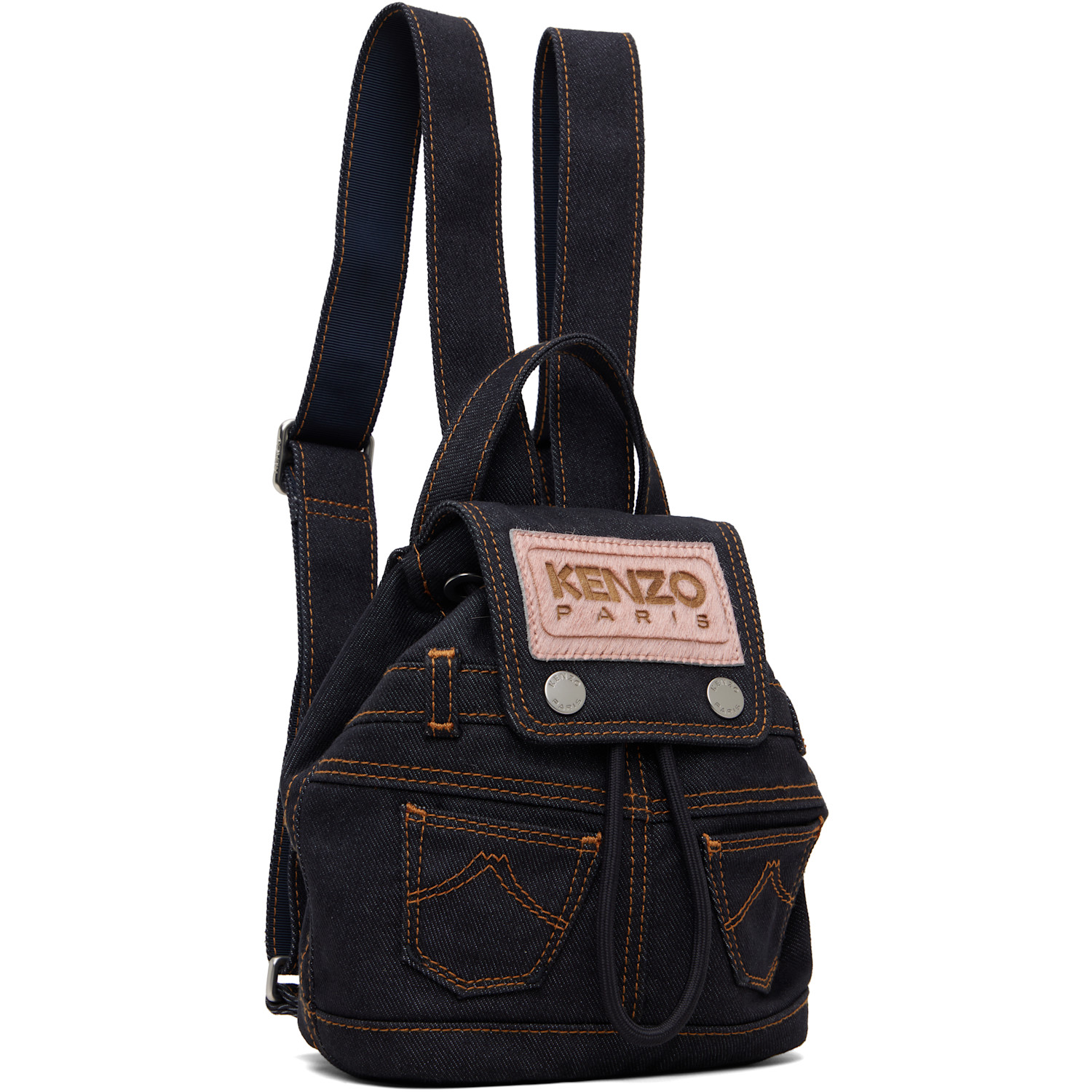  Kenzo Navy Kenzo Paris 'kenzo Five Pockets' Mini Backpack 