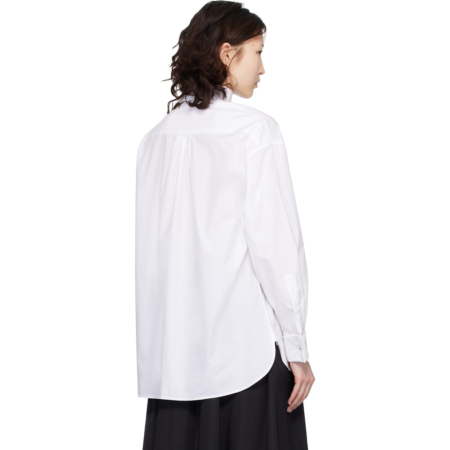  Kenzo White Kenzo Paris Oversized Bow Shirt 