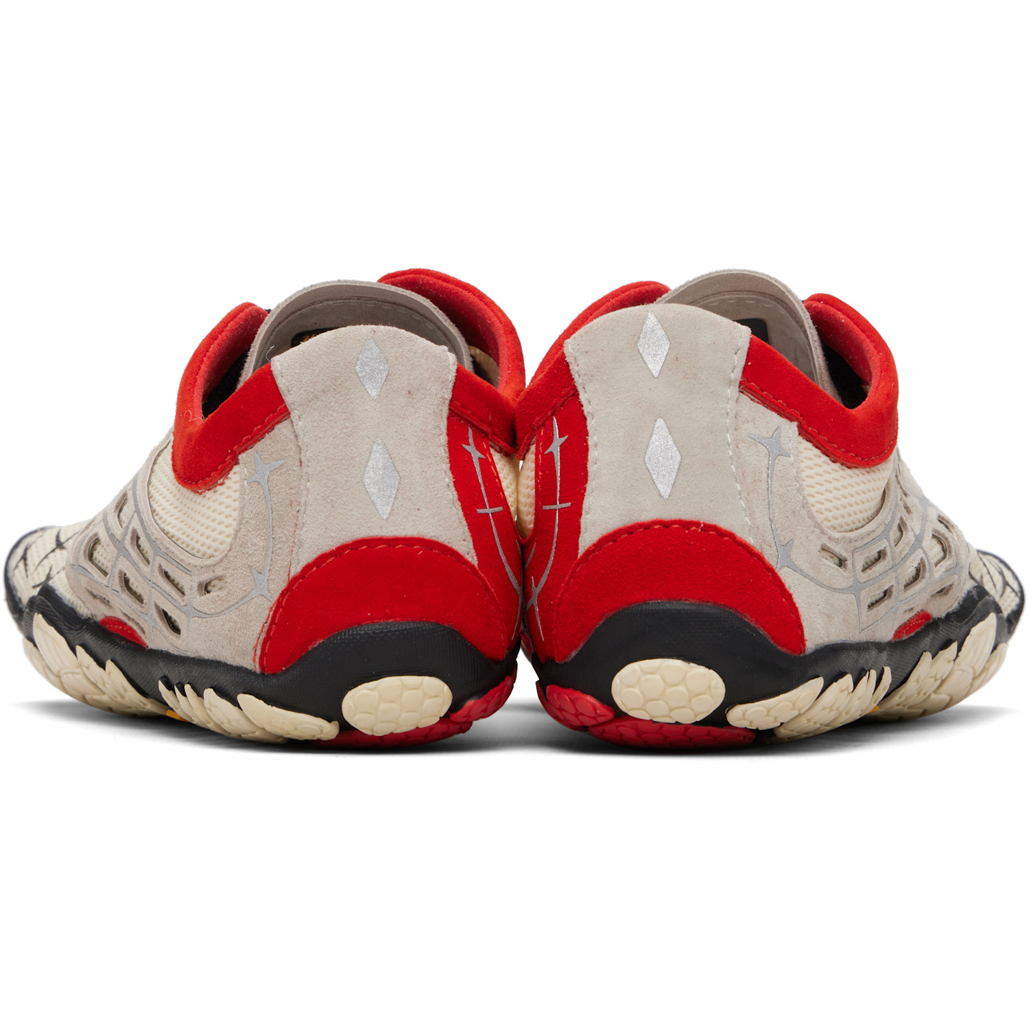  Vibram Fivefingers Off-white & Red Seeya Ls Evo Sneakers 