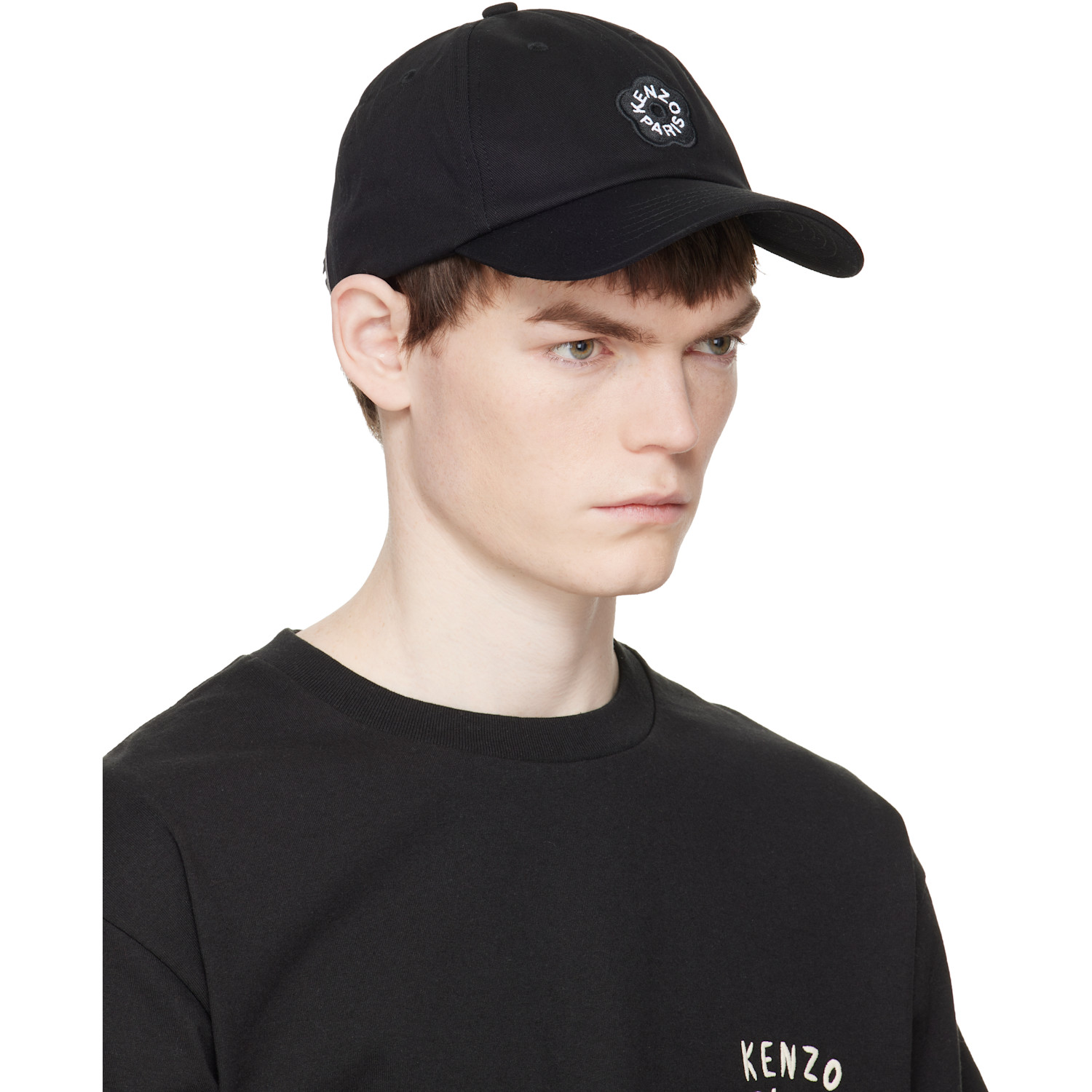  Kenzo Black Kenzo Paris 'boke Flower 2.0' Embroidered Cap 