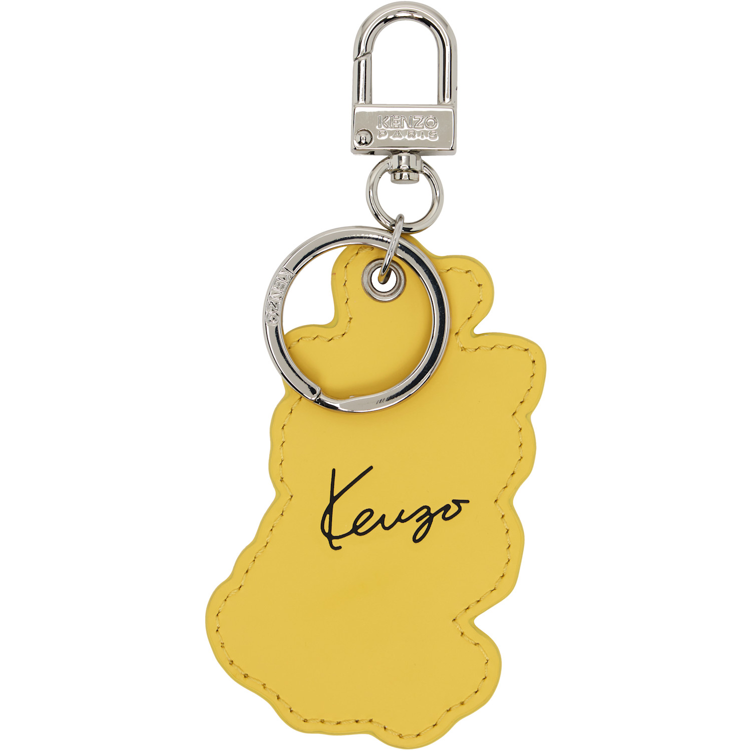  Kenzo Yellow Kenzo Paris 'kenzo Cartoon' Charm Keychain 