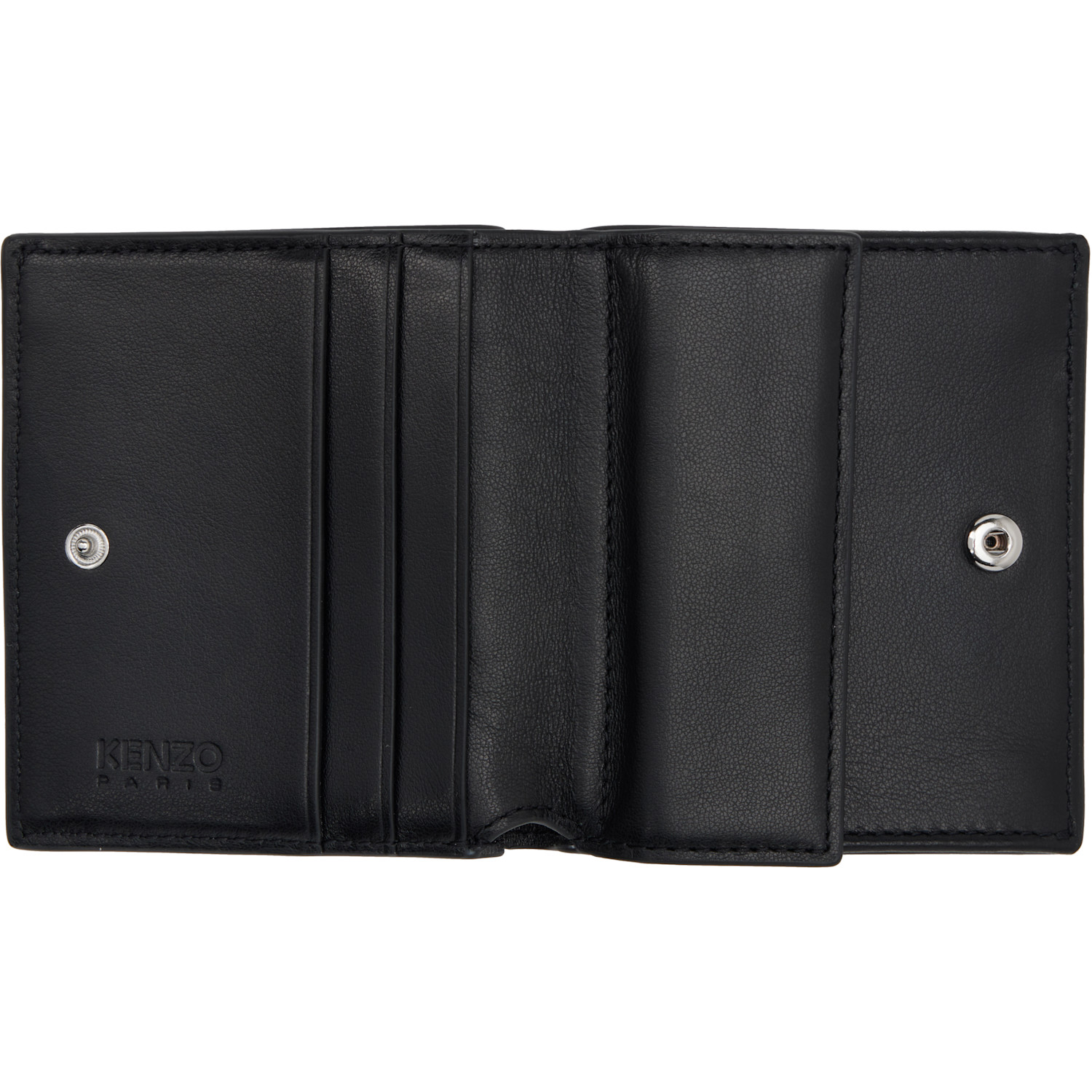  Kenzo Black Kenzo Paris 'kenzo Wild Tiger' Mini Fold Wallet 