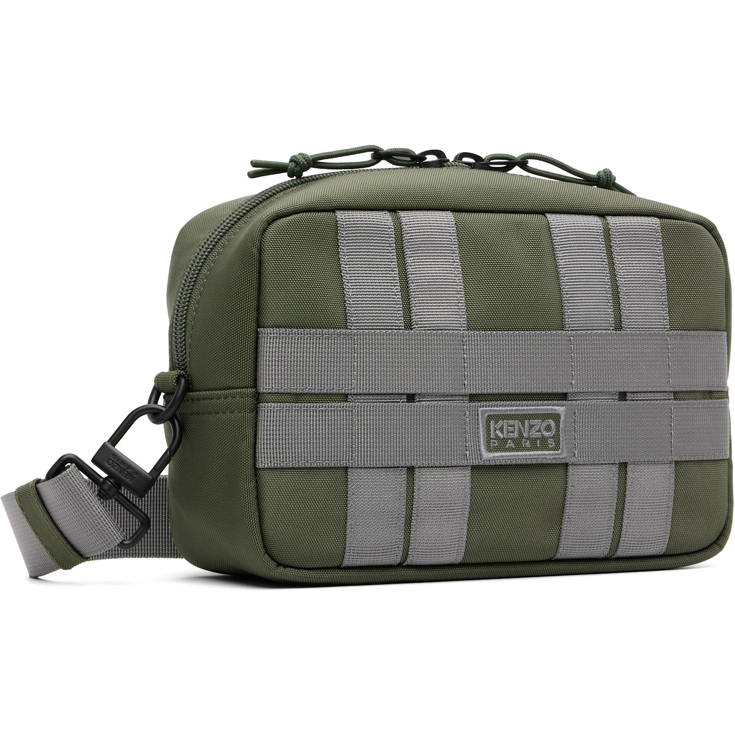  Kenzo Khaki Kenzo Paris Crossbody Bag 