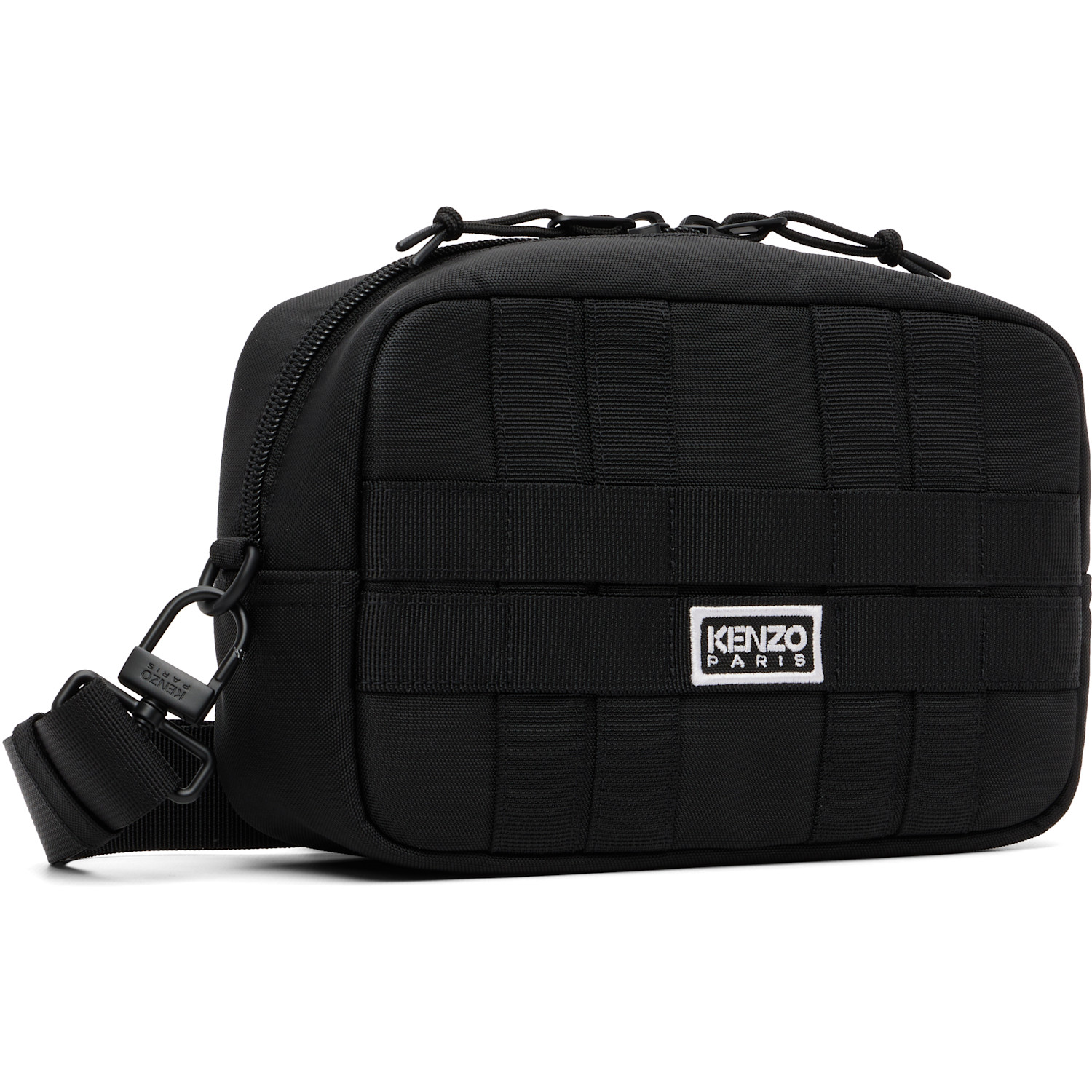  Kenzo Black Kenzo Paris Crossbody Bag 