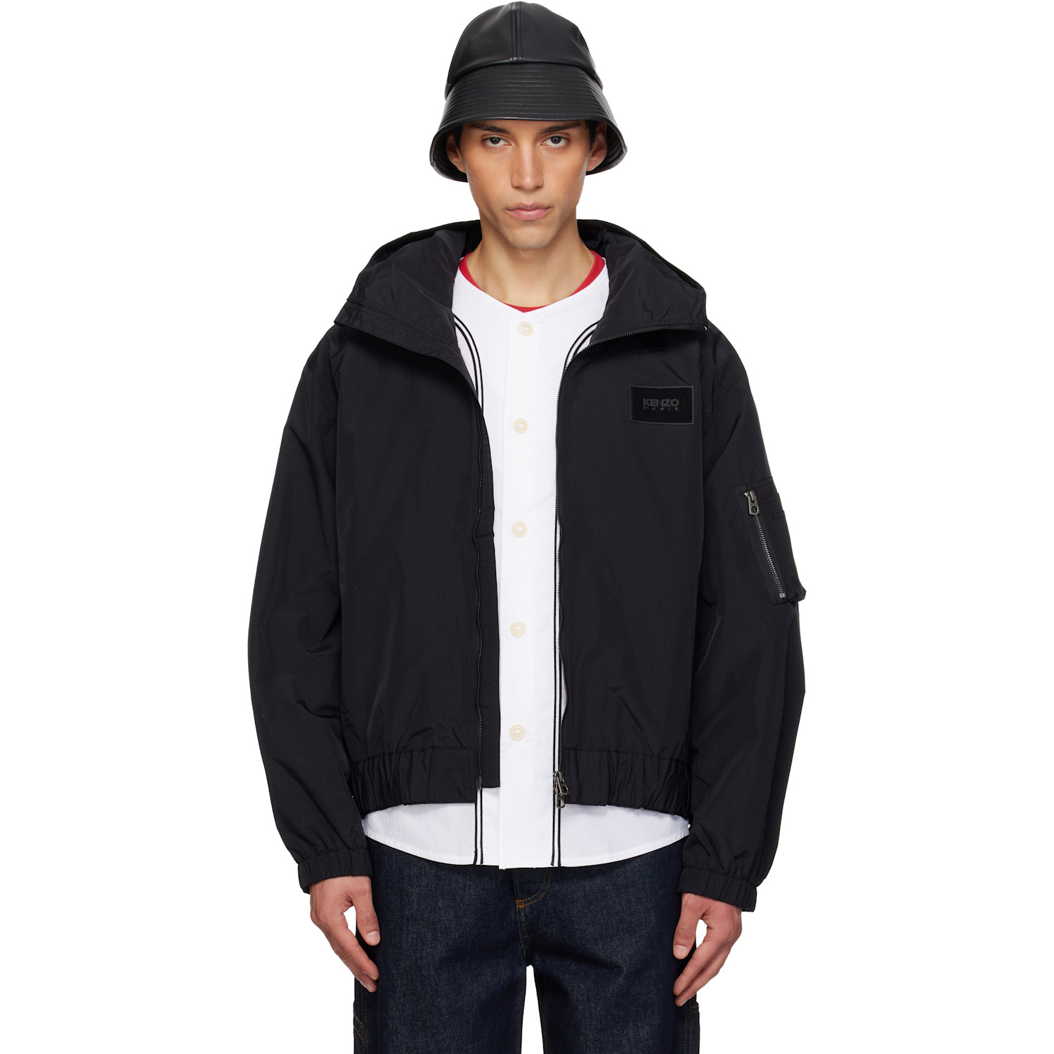 Kenzo Black Kenzo Paris 'KENZO Winter Holidays' Windbreaker Jacket