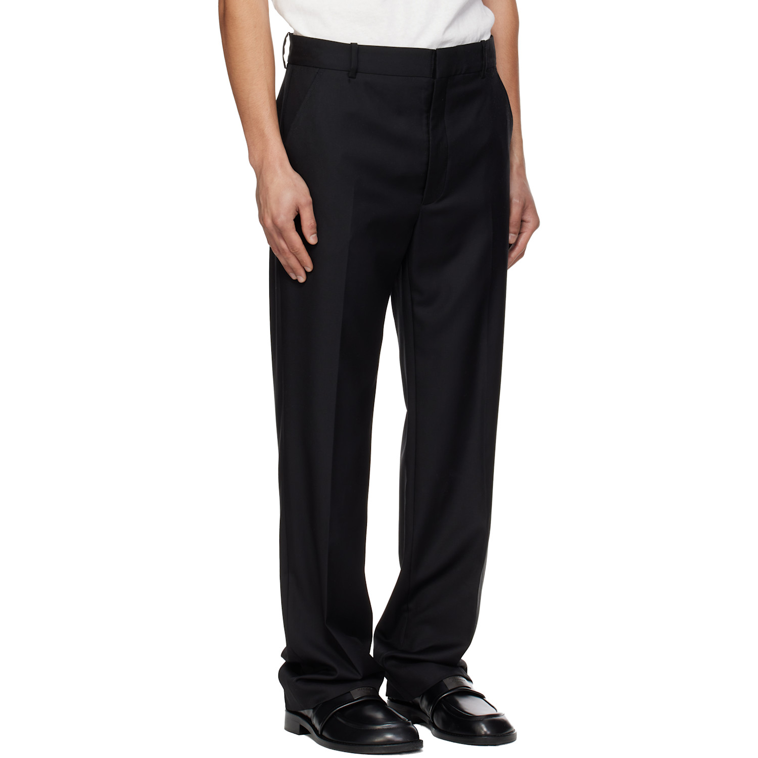  Kenzo Black Kenzo Paris Straight Tailored Trousers 