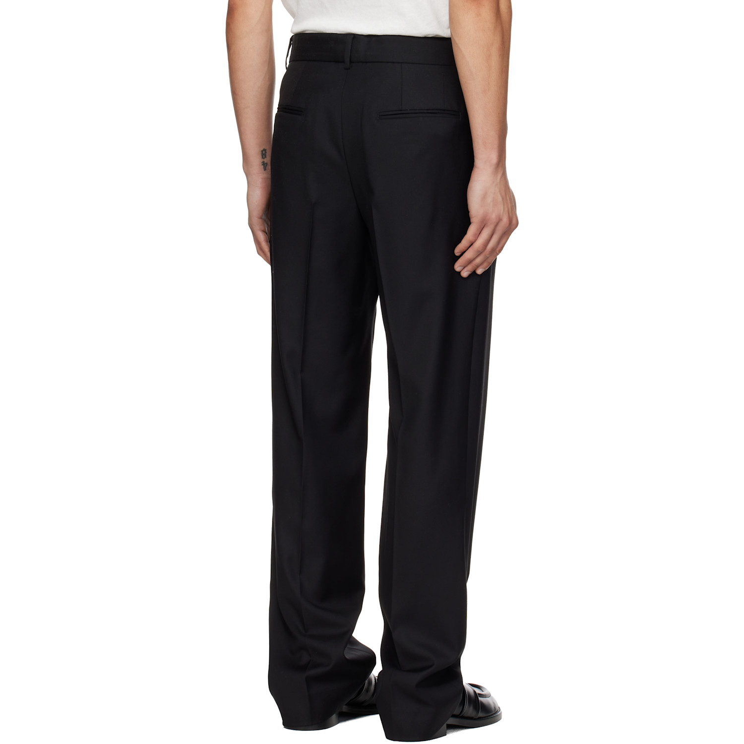  Kenzo Black Kenzo Paris Straight Tailored Trousers 