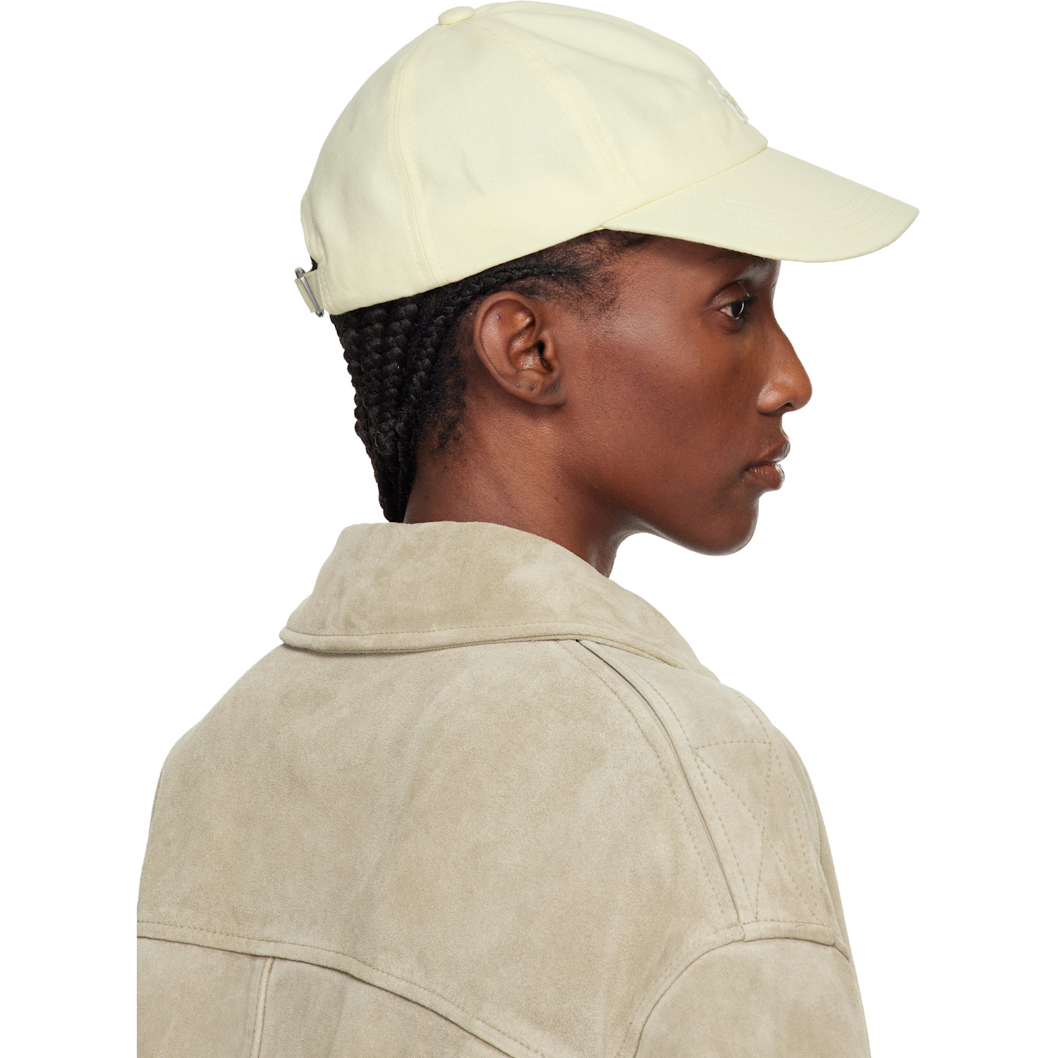 Maison Kitsuné Yellow Baby Fox Cap 