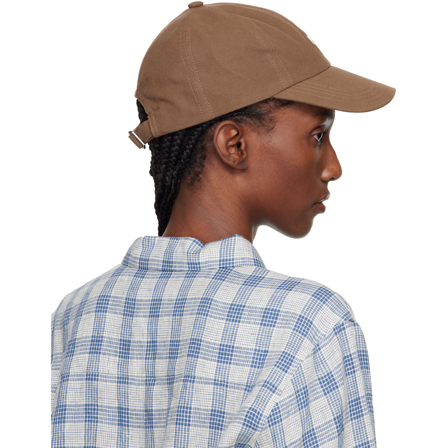  Maison Kitsuné Brown Baby Fox Cap 