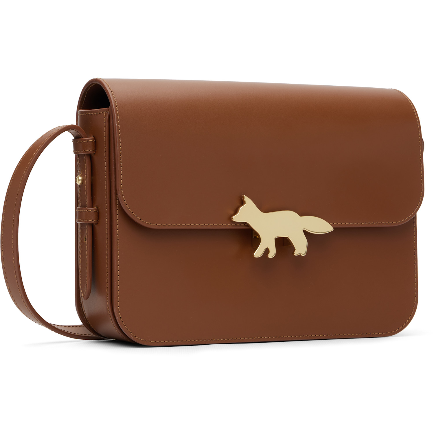  Maison Kitsuné Tan Edie Large Bag 