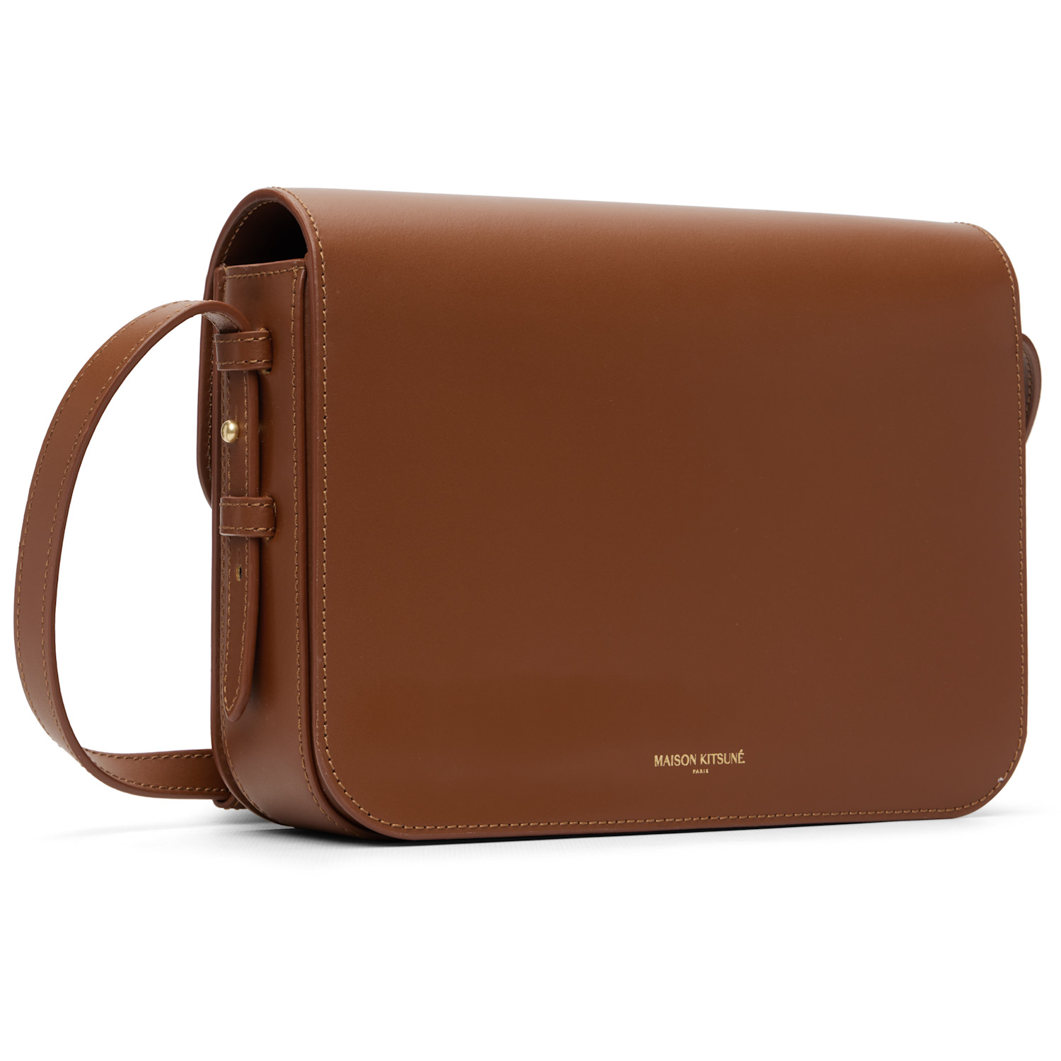  Maison Kitsuné Tan Edie Large Bag 