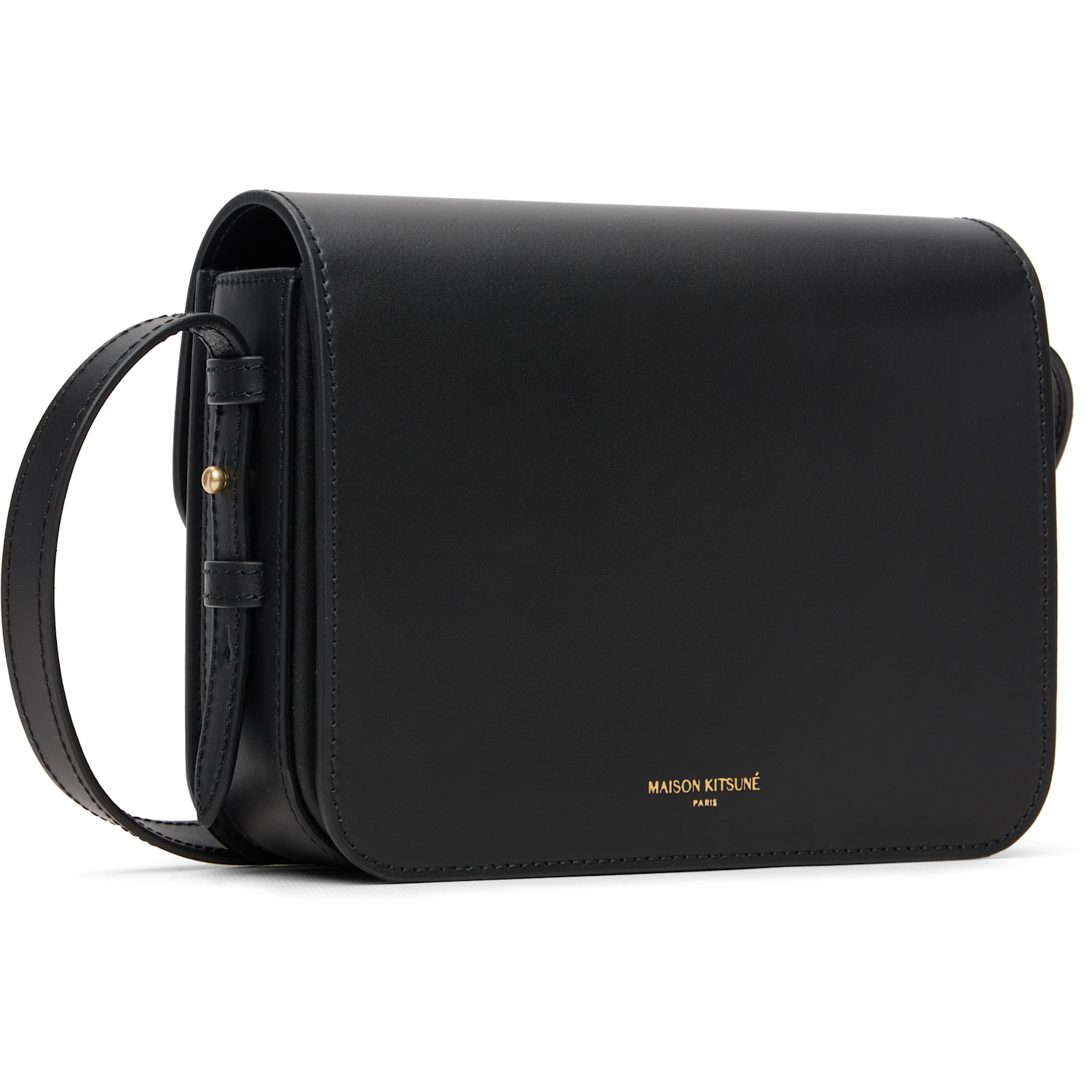  Maison Kitsuné Black Edie Large Bag 