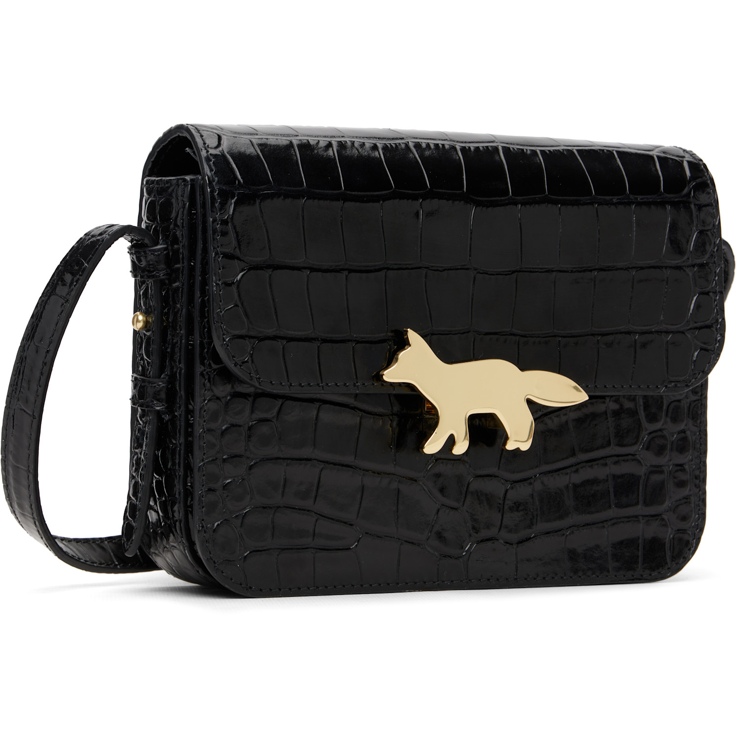  Maison Kitsuné Black Edie Bag 