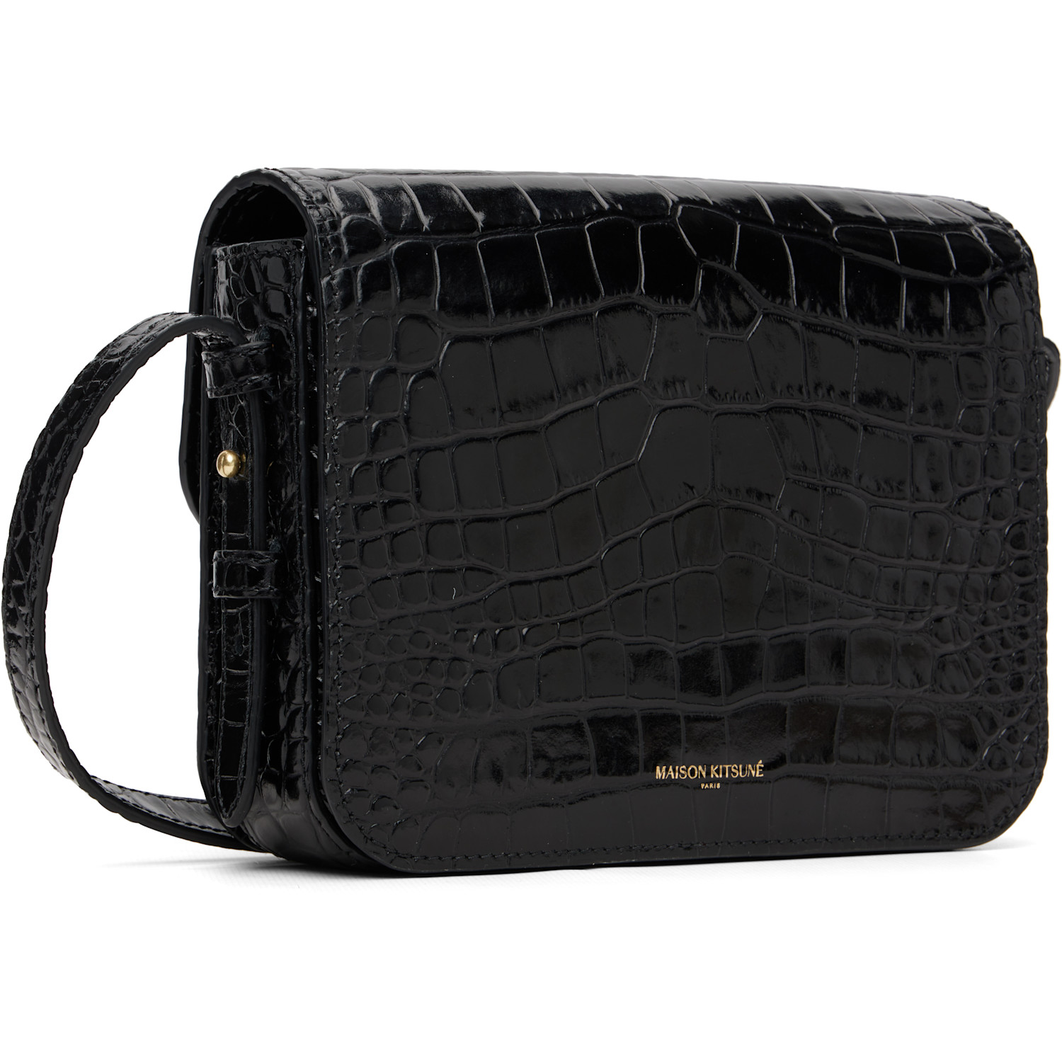  Maison Kitsuné Black Edie Bag 