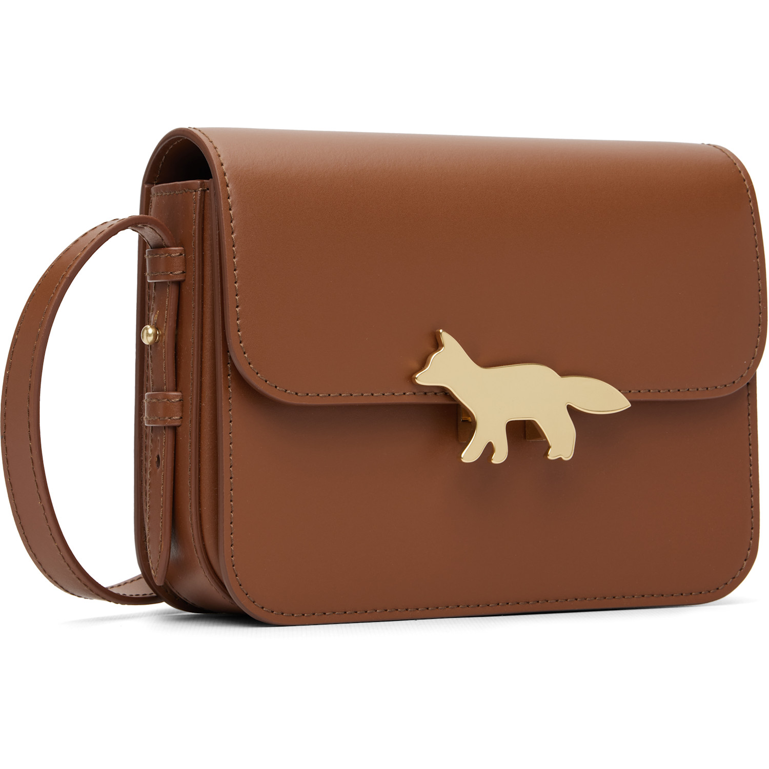  Maison Kitsuné Tan Edie Bag 