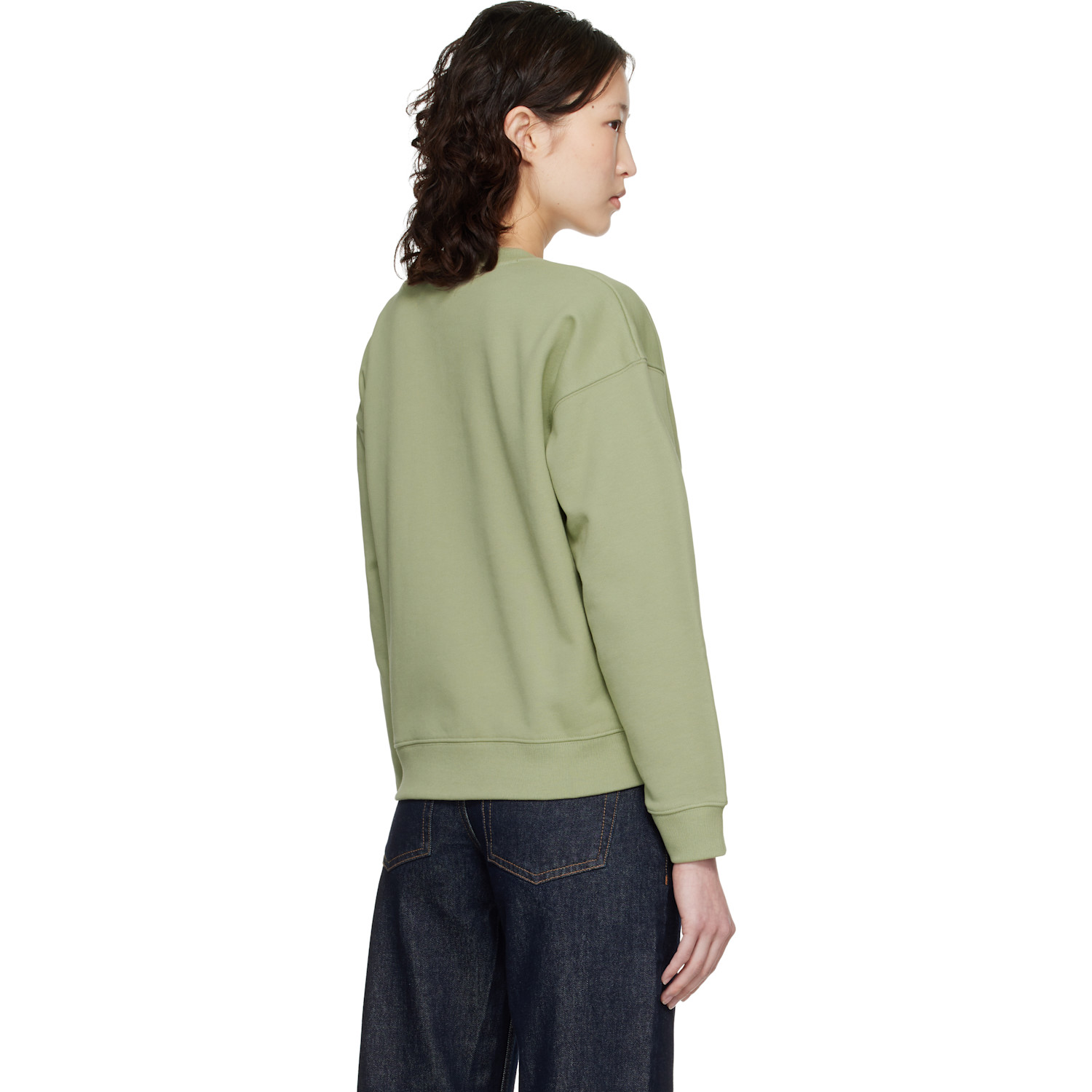  Maison Kitsuné Green Dressed Fox Comfort Sweatshirt 