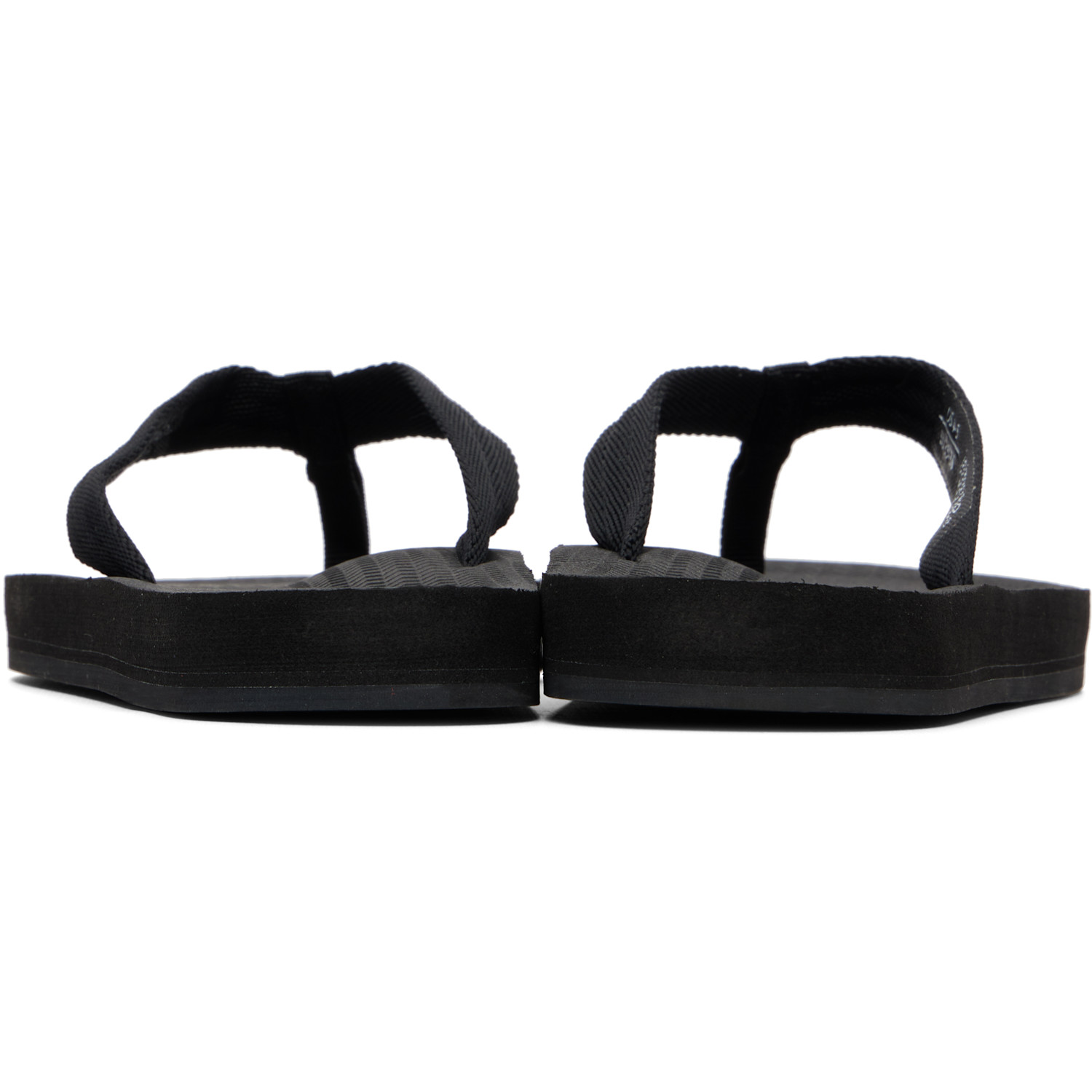  Maison Kitsuné Black Indosole Edition 'easy Living' Flip-flops 