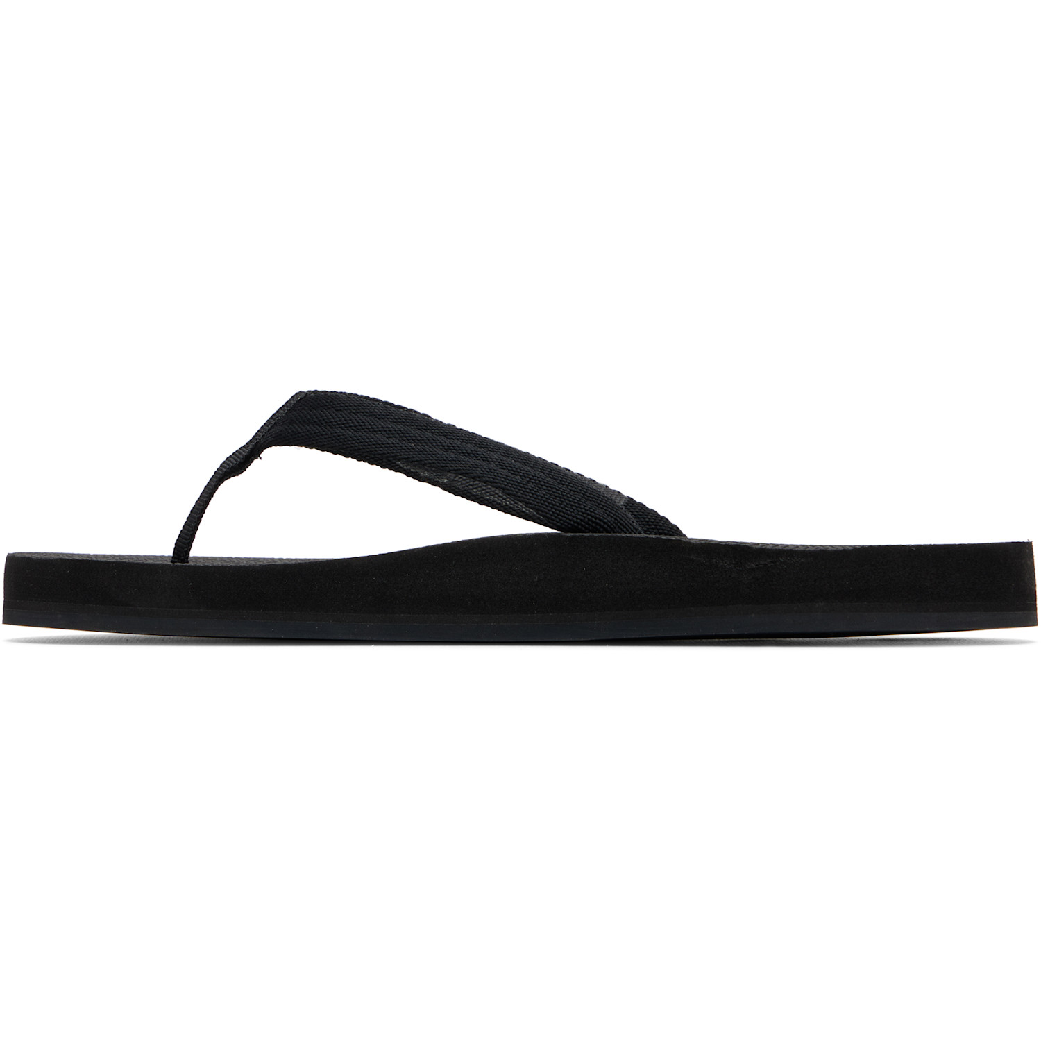  Maison Kitsuné Black Indosole Edition 'easy Living' Flip-flops 