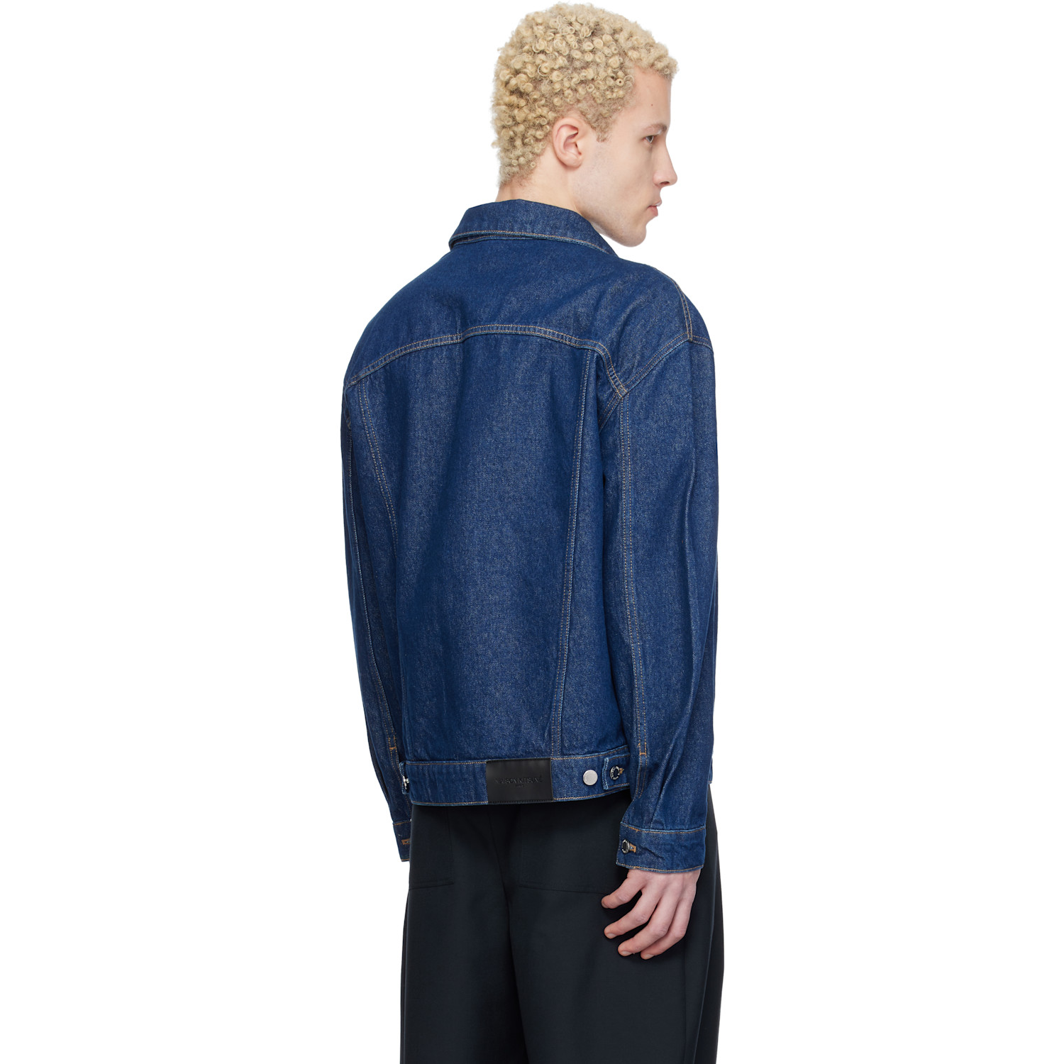  Maison Kitsuné Blue Denim Trucker Jacket 