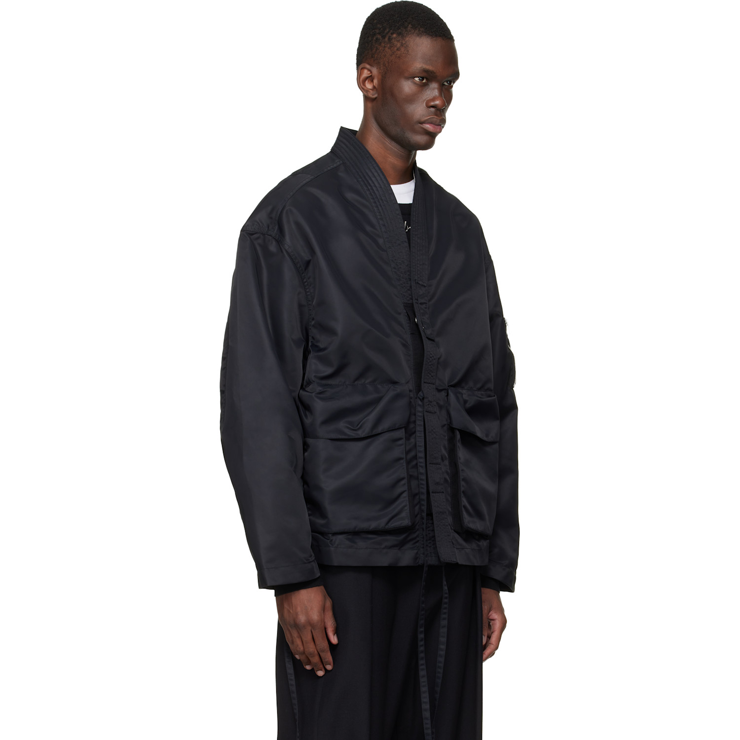  Mordecai Black Kimono Field Jacket 