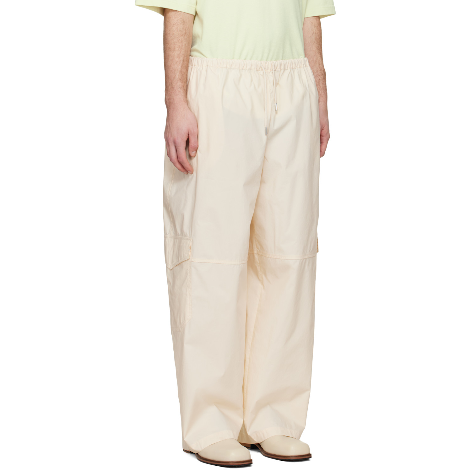  Maison Kitsuné Off-white Oversize Cargo Pants 