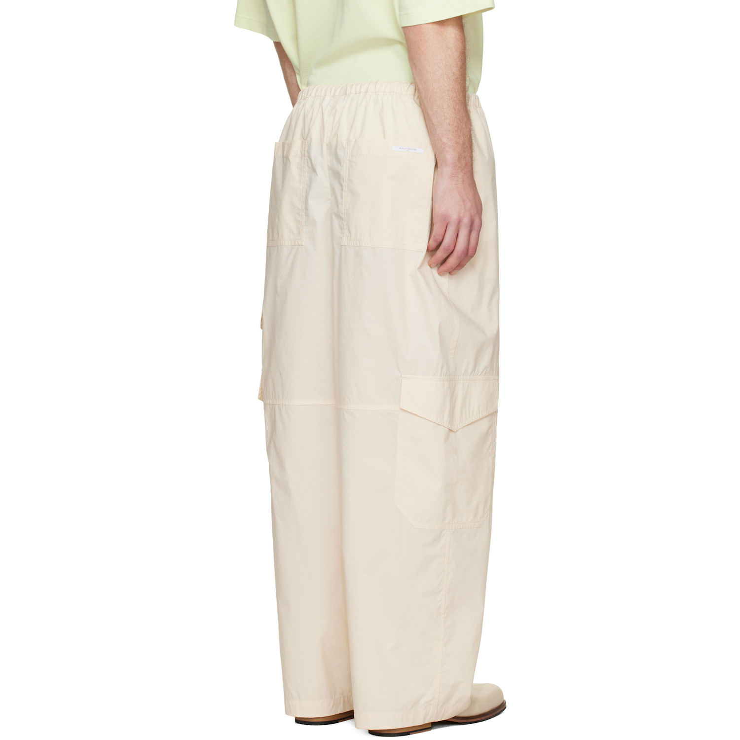  Maison Kitsuné Off-white Oversize Cargo Pants 