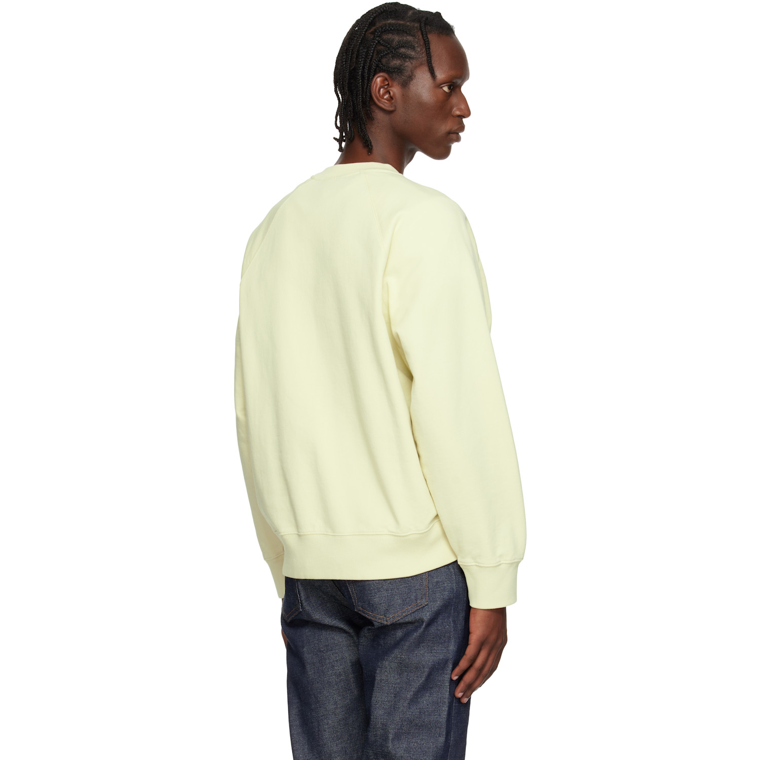  Maison Kitsuné Green Fox Head Oversize Sweatshirt 