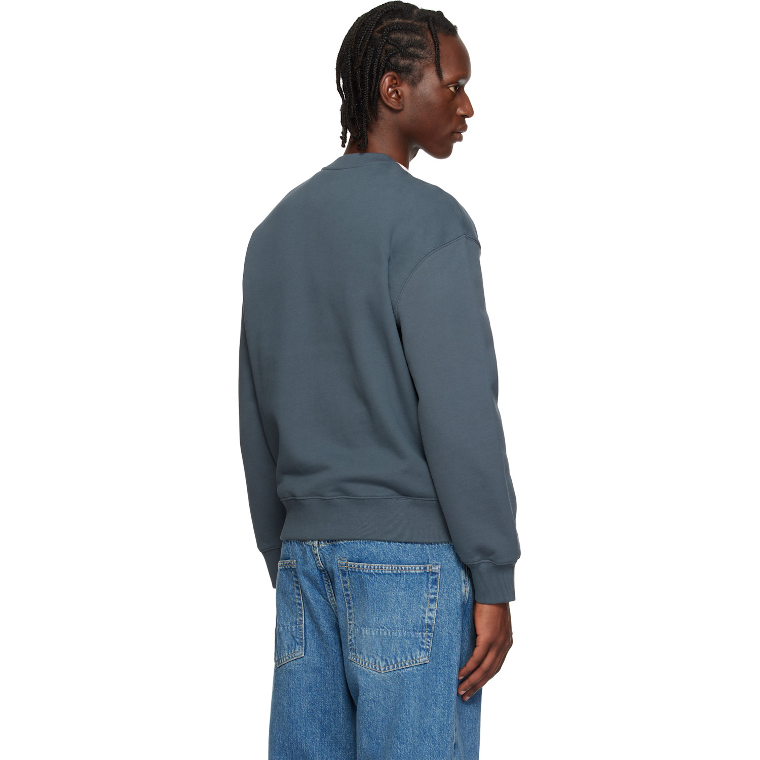  Maison Kitsuné Blue Dressed Fox Comfort Sweatshirt 